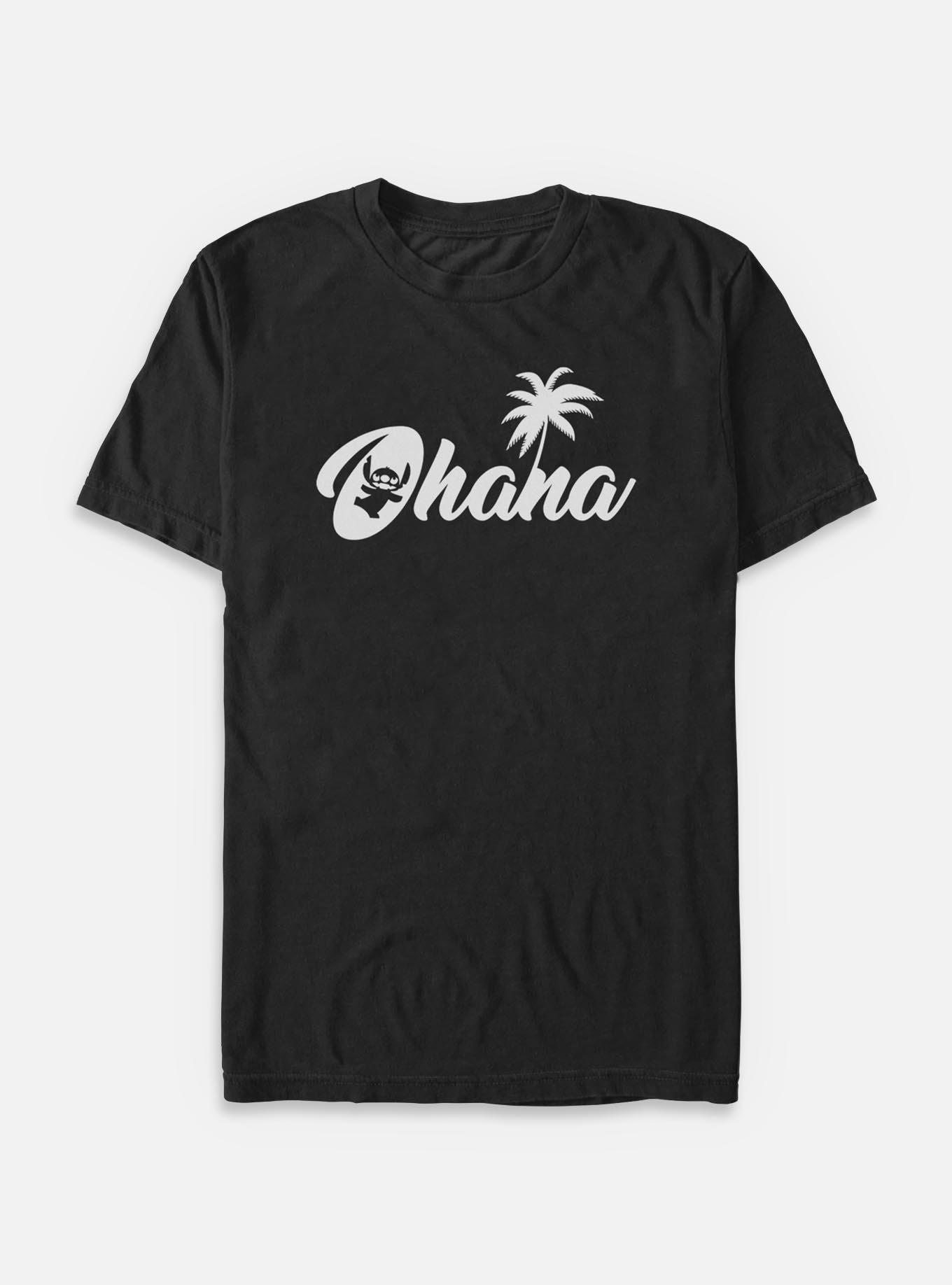 Disney Lilo & Stitch Sillhouette Ohana Big & Tall T-Shirt, , hi-res