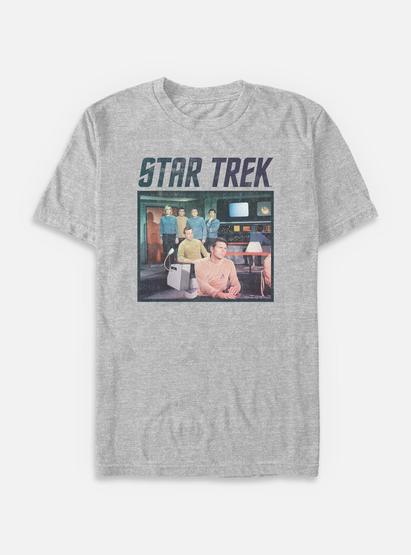 Star Trek Vintage Crew Big & Tall T-Shirt, ATH HTR, hi-res