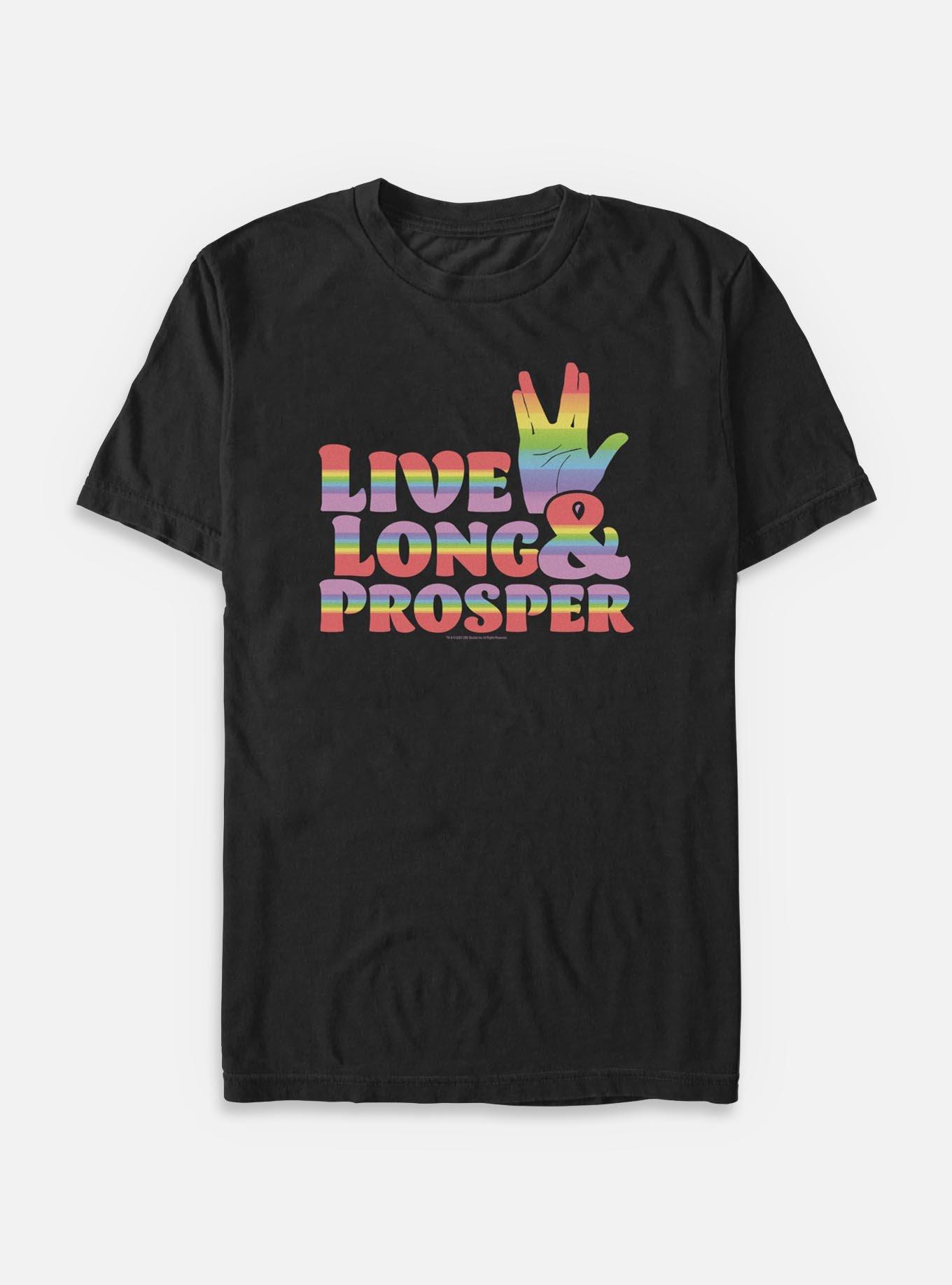 Star Trek Rainbow Prosper Big & Tall T-Shirt, , hi-res