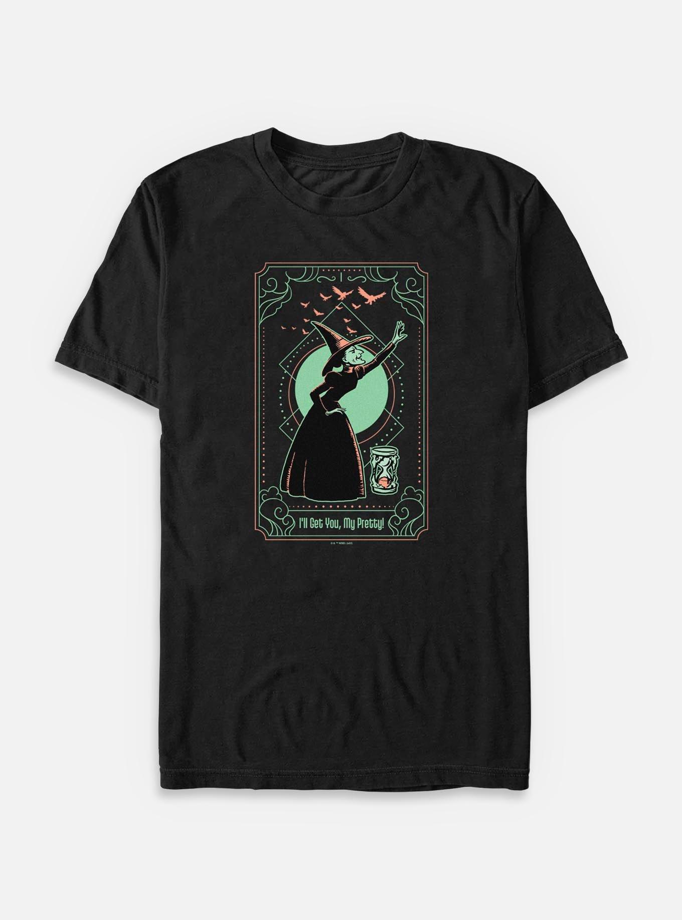 Wizard Of Oz Get You Card Big & Tall T-Shirt, BLACK, hi-res
