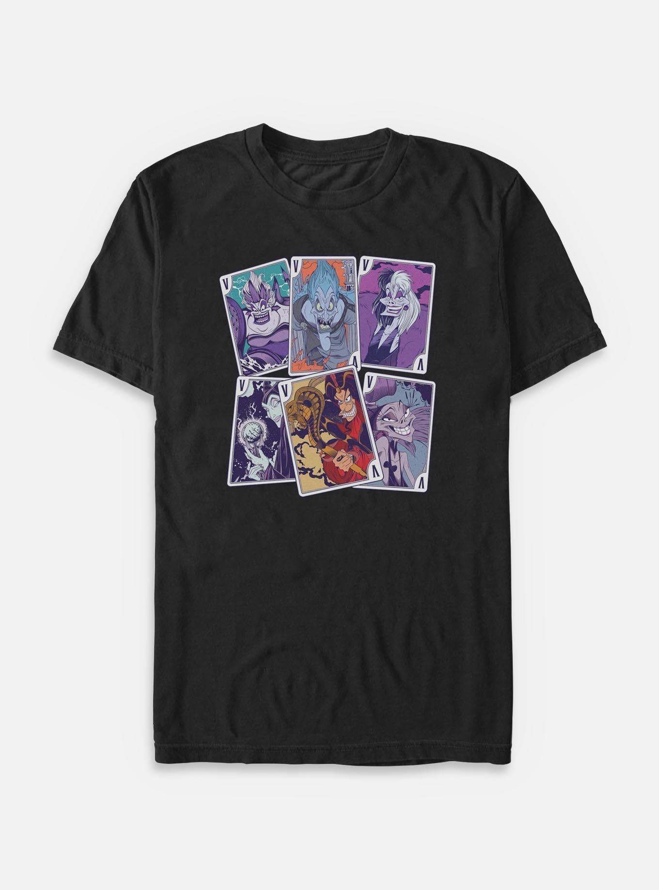 Disney Villains Cards Big & Tall T-Shirt, , hi-res