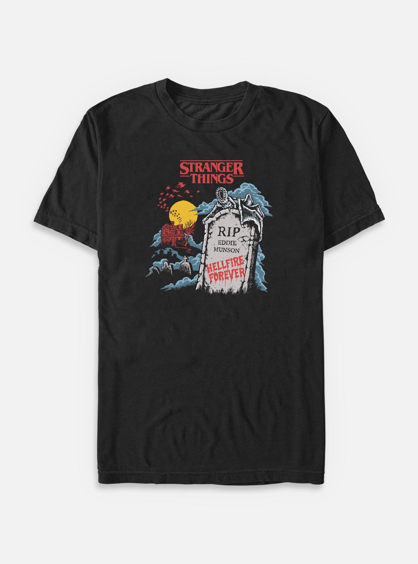 Stranger Things Eddie Munson Hellfire Forever Big & Tall T-Shirt, , hi-res