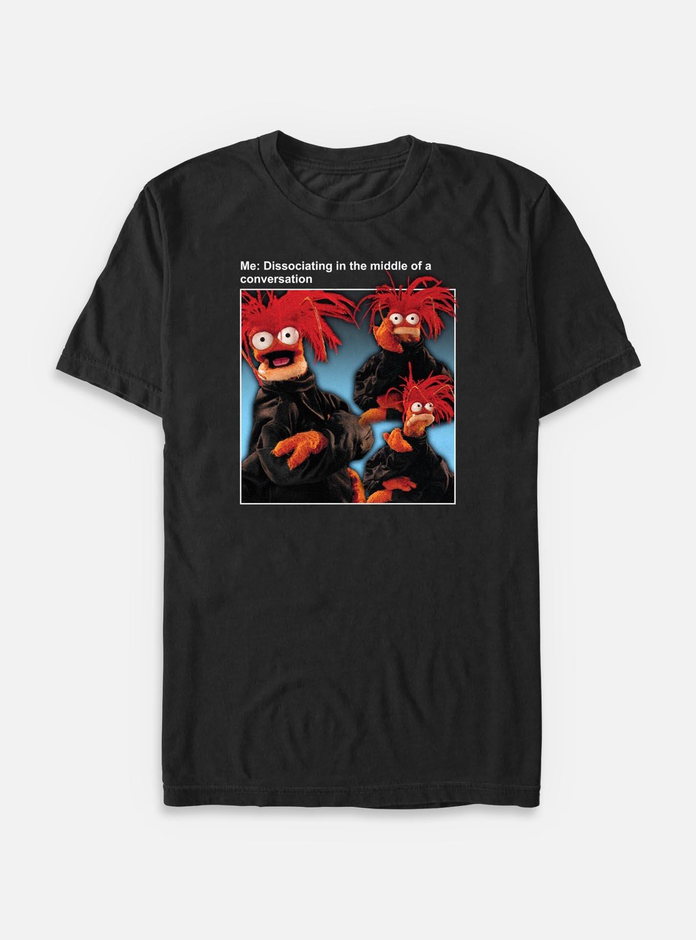 Disney The Muppets Pepe Dissociating Meme Big & Tall T-Shirt, , hi-res