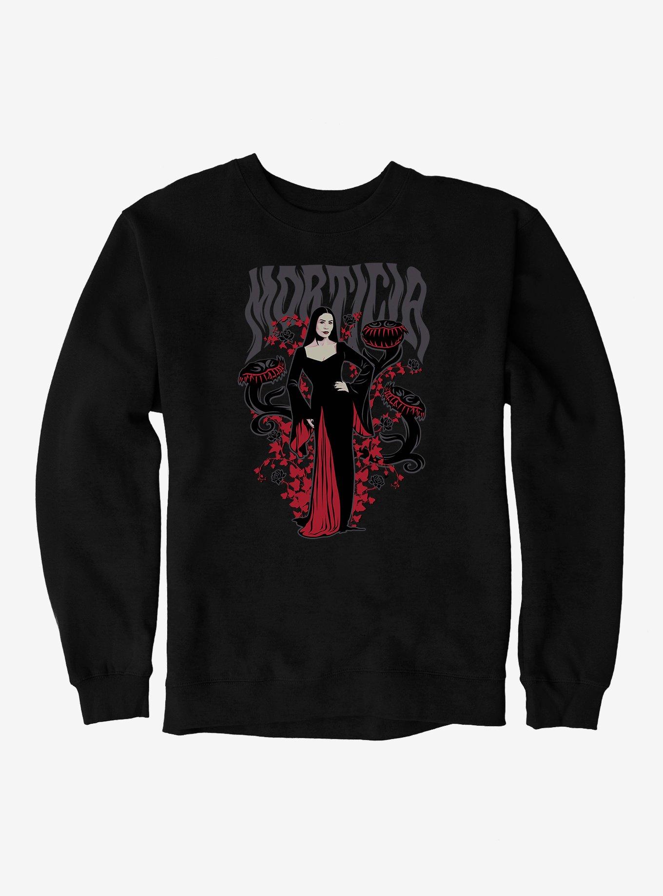 Wednesday Morticia Plants Sweatshirt