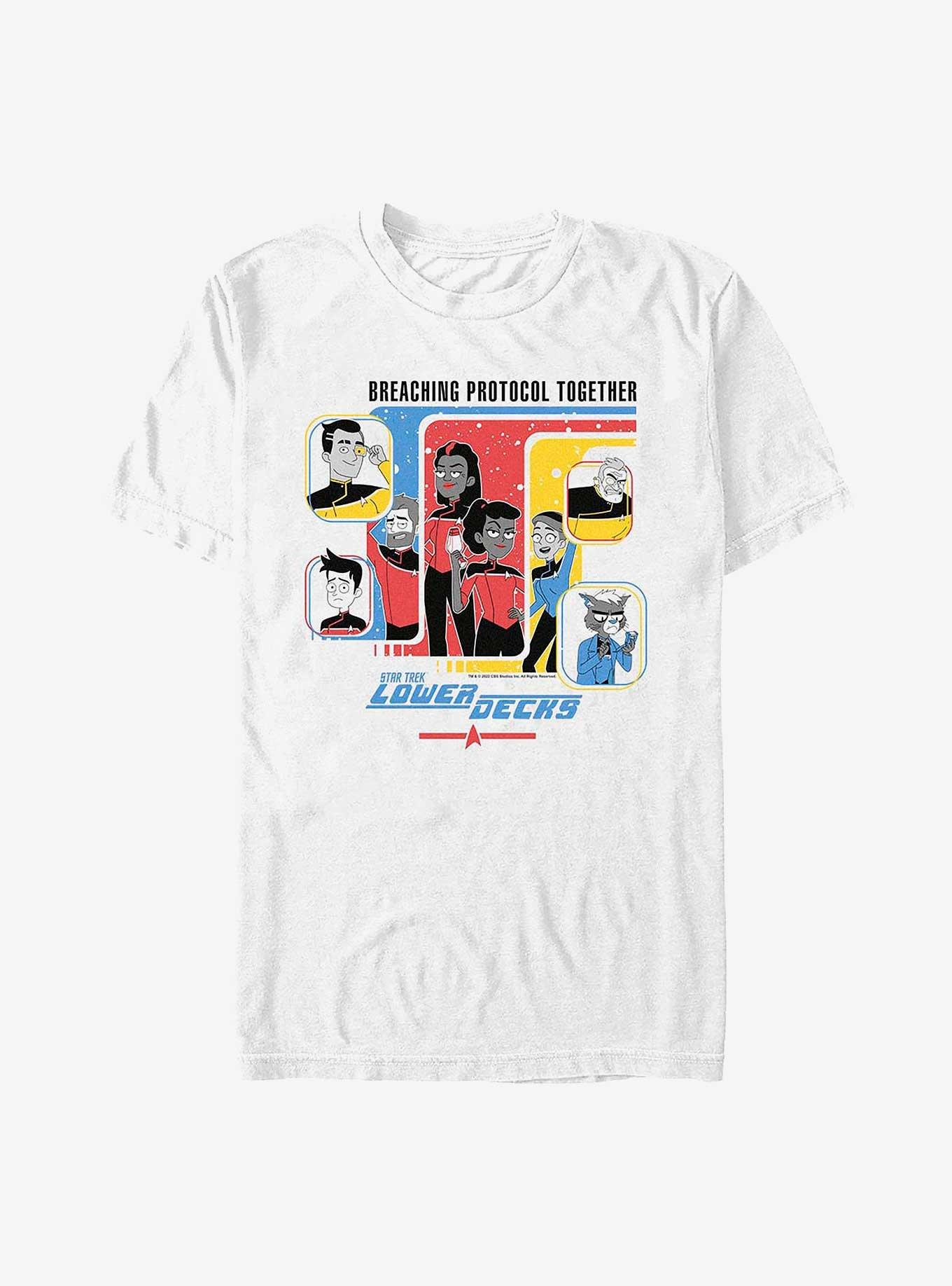 Star Trek: Lower Decks The Crew T-Shirt, WHITE, hi-res