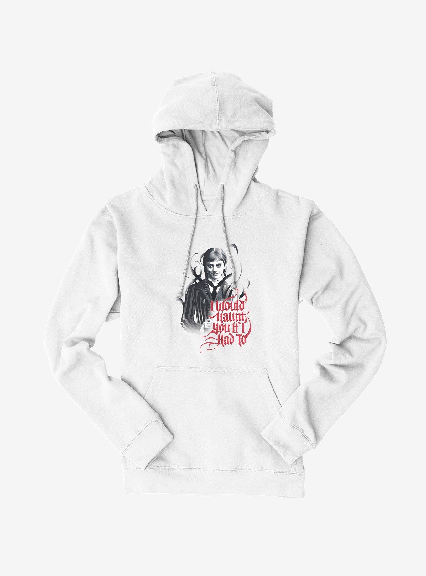 Wednesday Haunt If I Had To Hoodie, , hi-res