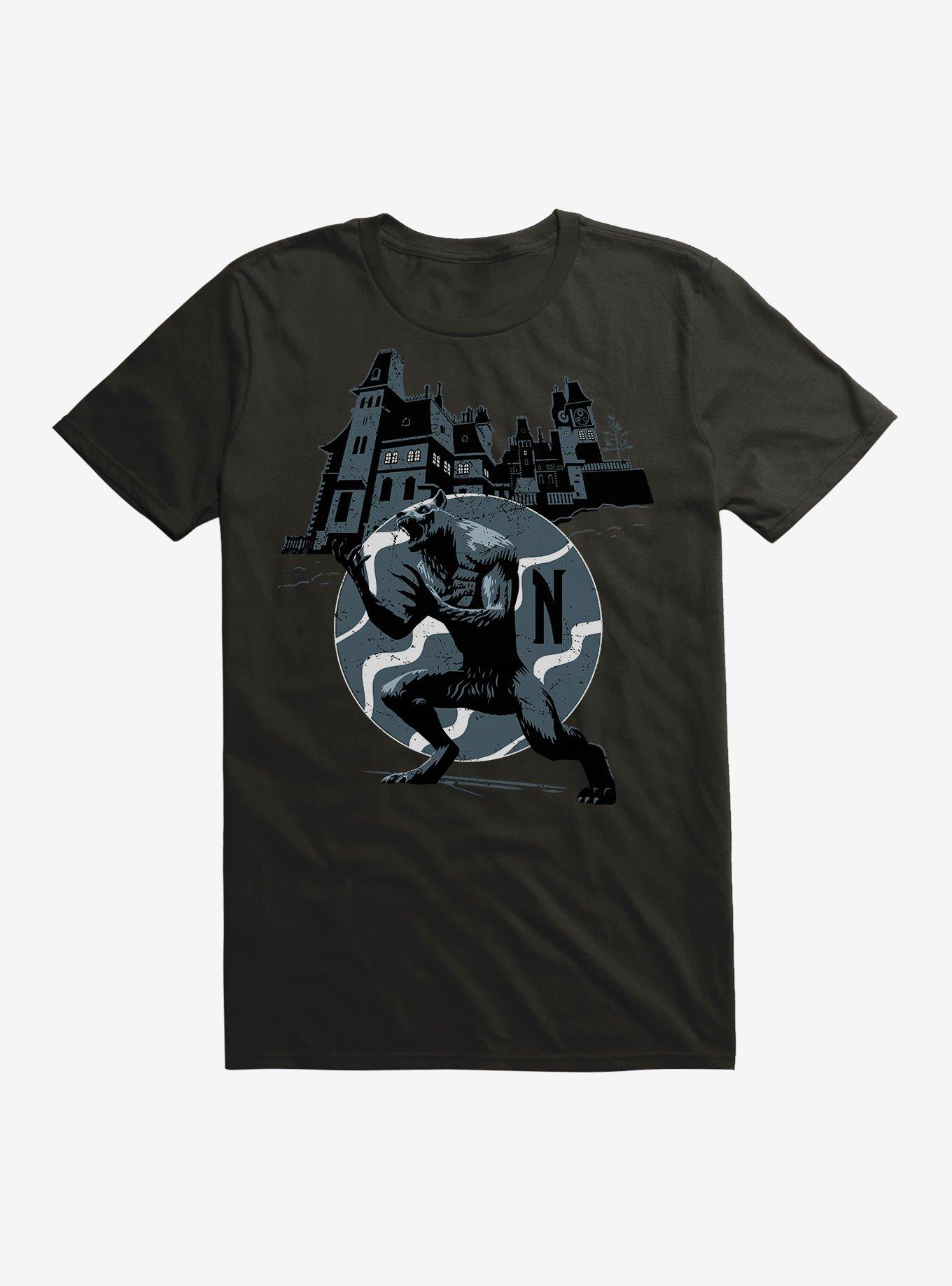 Wednesday Nevermore Werewolf T-Shirt, , hi-res