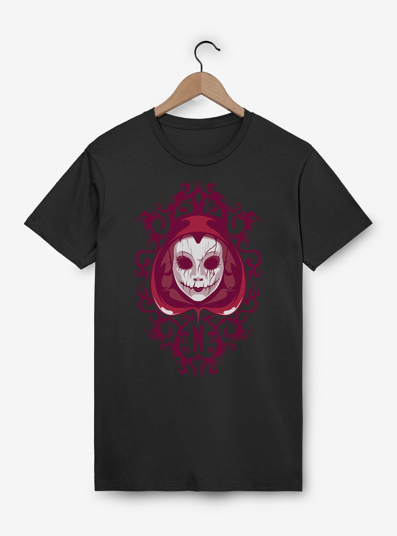 Wednesday Nevermore Mask T-Shirt, , hi-res