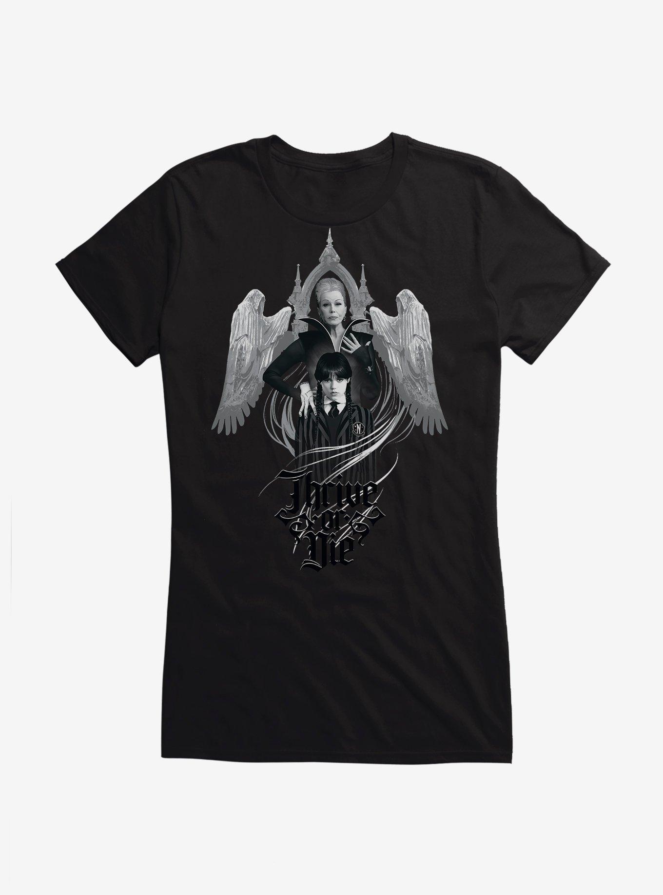 Wednesday Thrive Or Die Girls T-Shirt