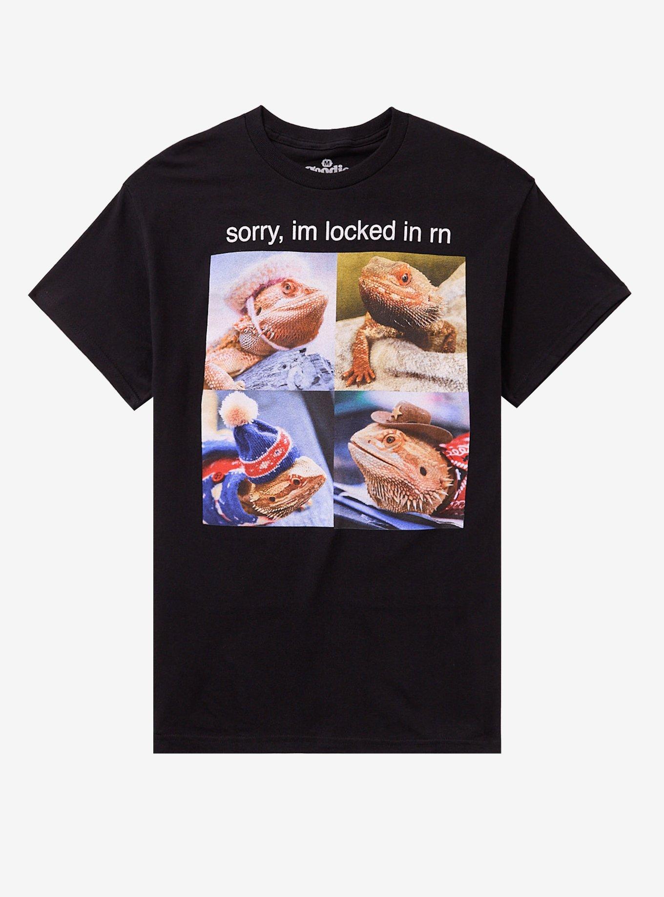 Locked In Bearded Dragon T-Shirt By Goodie Two Sleeves, , hi-res