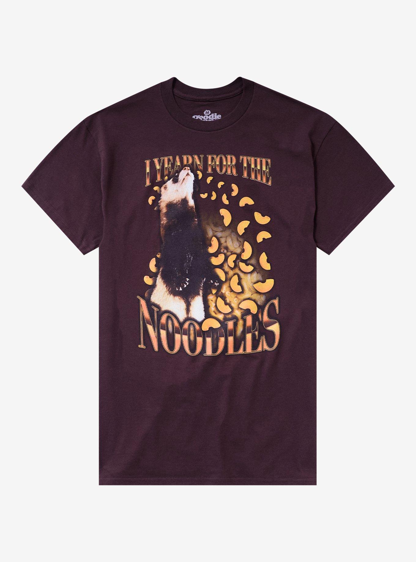 Yearn For Noodles Ferret T-Shirt By Goodie Two Sleeves, , hi-res