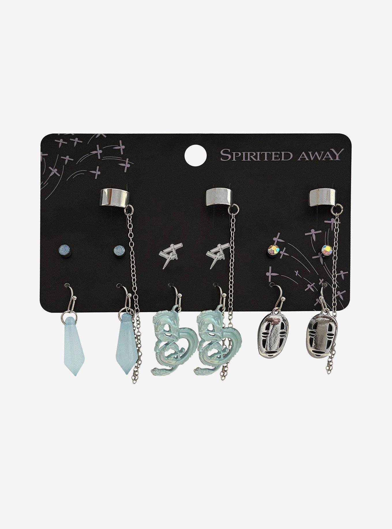 Studio Ghibli® Spirited Away Haku & No-Face Cuff Earring Set