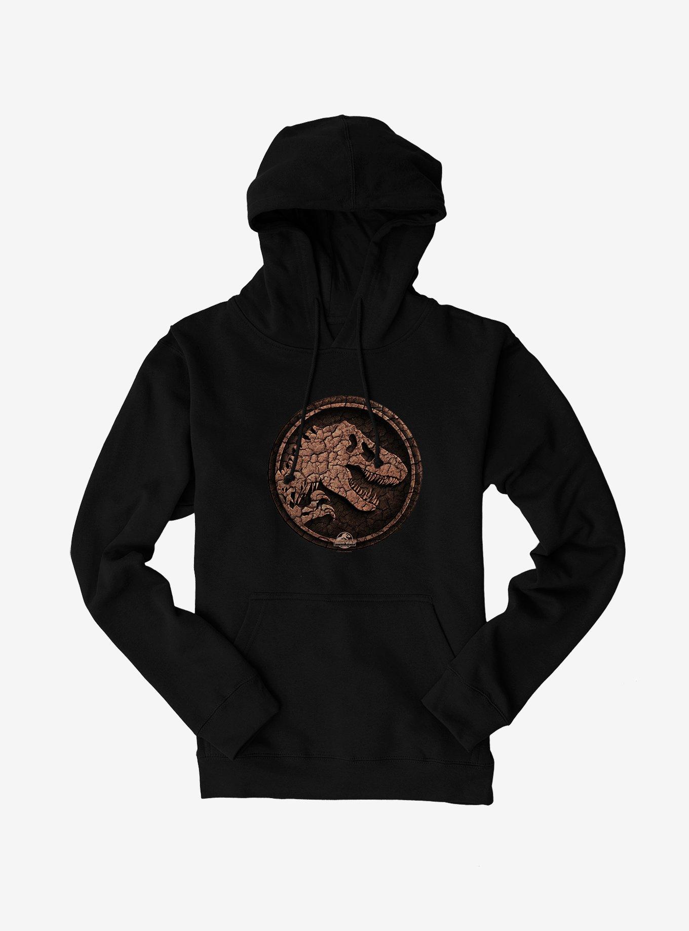 Jurassic World Rebirth Land Logo Hoodie, , hi-res