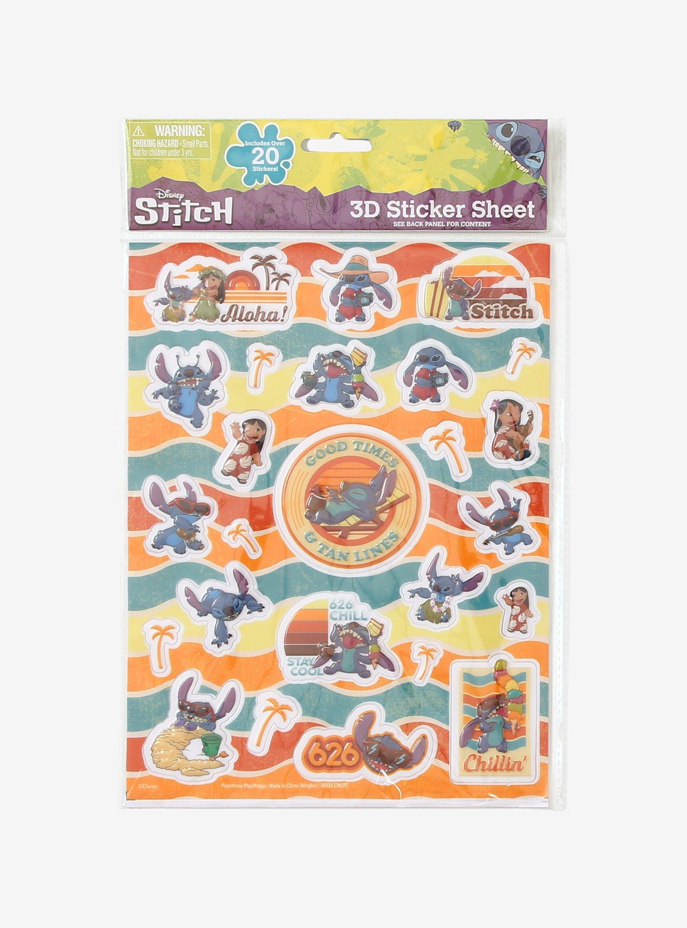Disney Lilo & Stitch Puffy Sticker Sheet, , hi-res