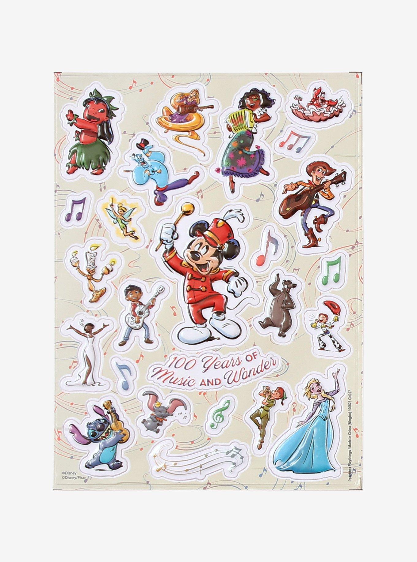 Disney100 Puffy Sticker Sheet, , hi-res