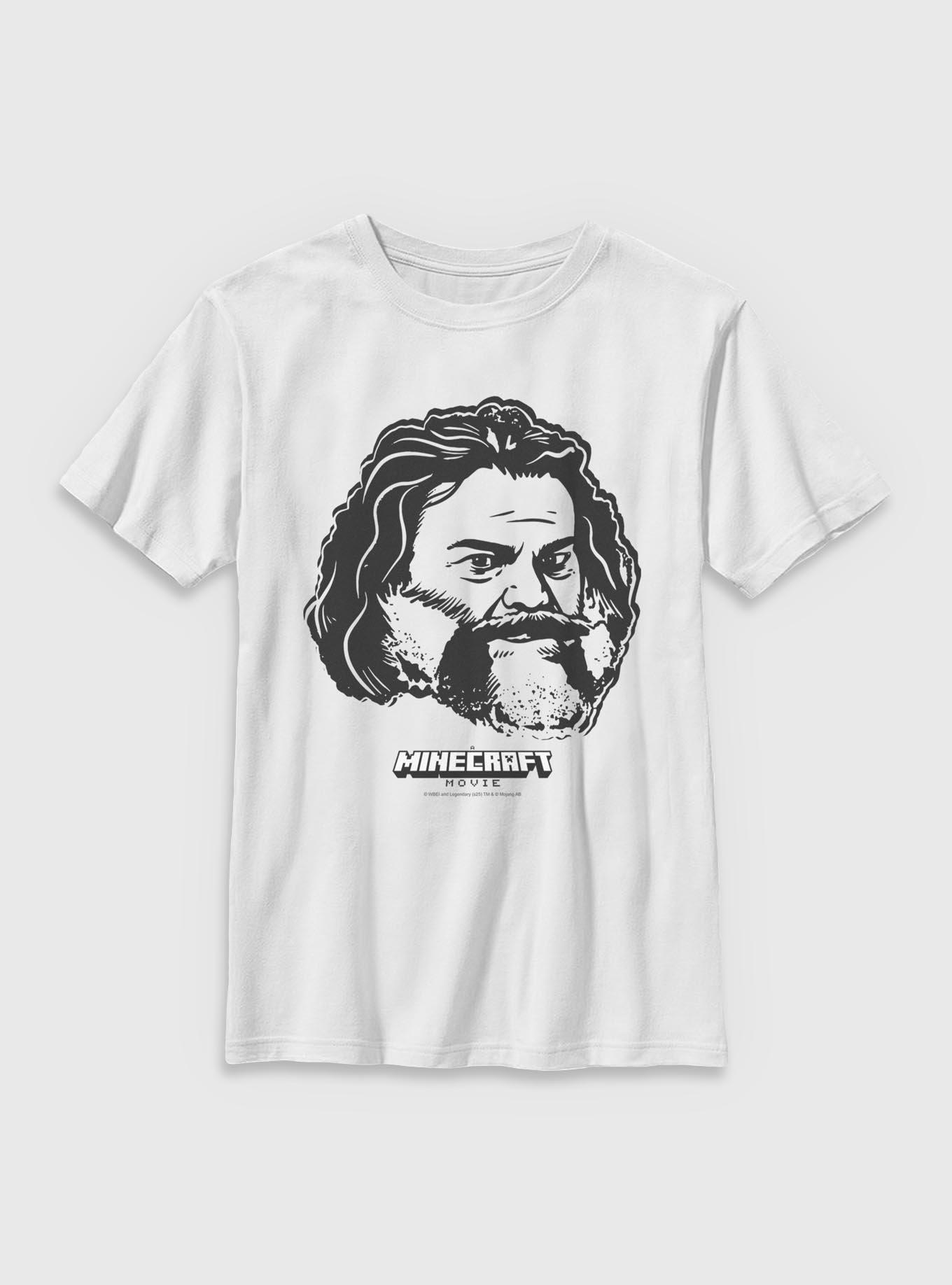A Minecraft Movie Face Of Steve Youth T-Shirt, , hi-res