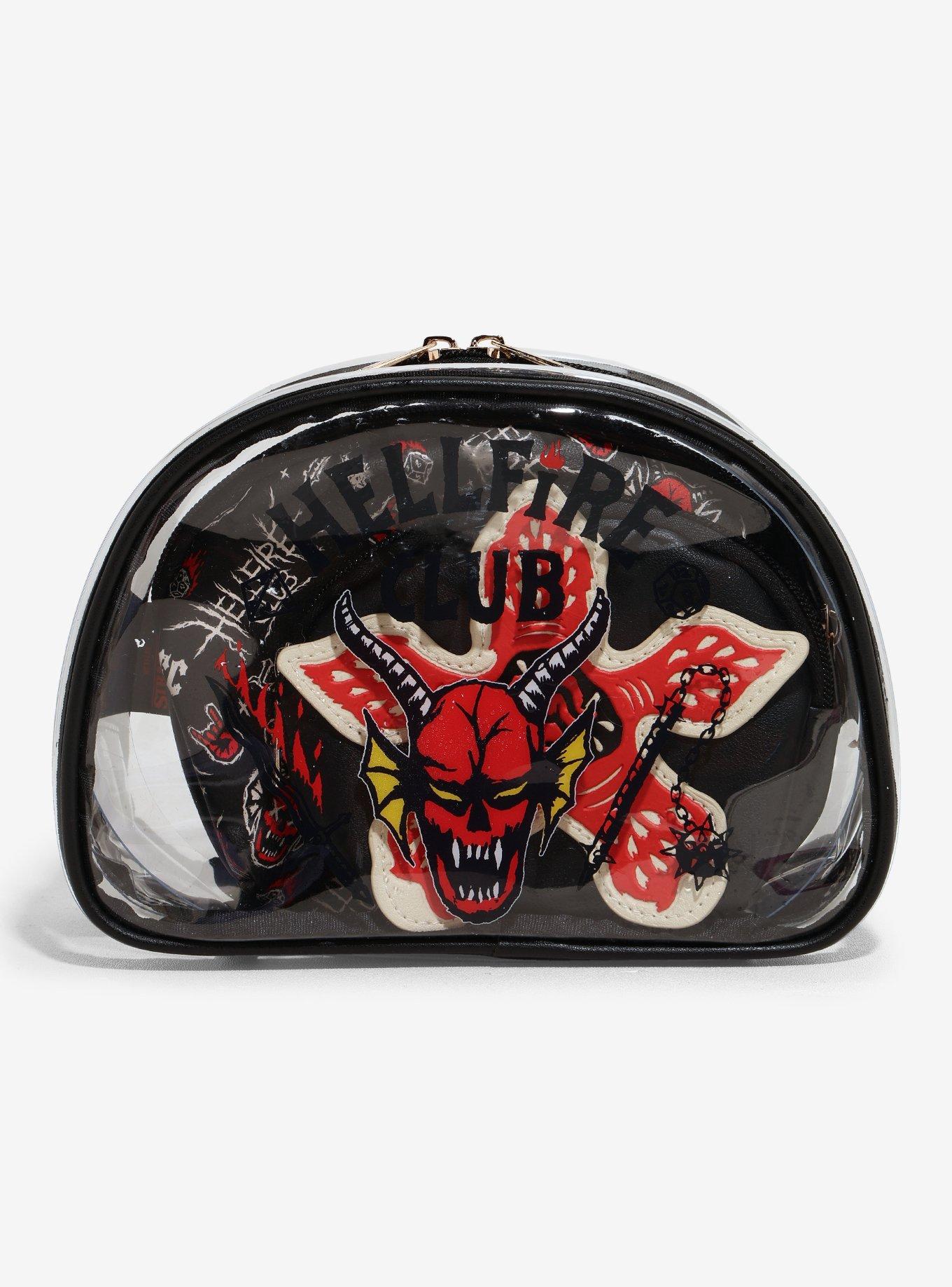 Stranger Things Hellfire Club Cosmetic Bag Set — BoxLunch Exclusive, , hi-res