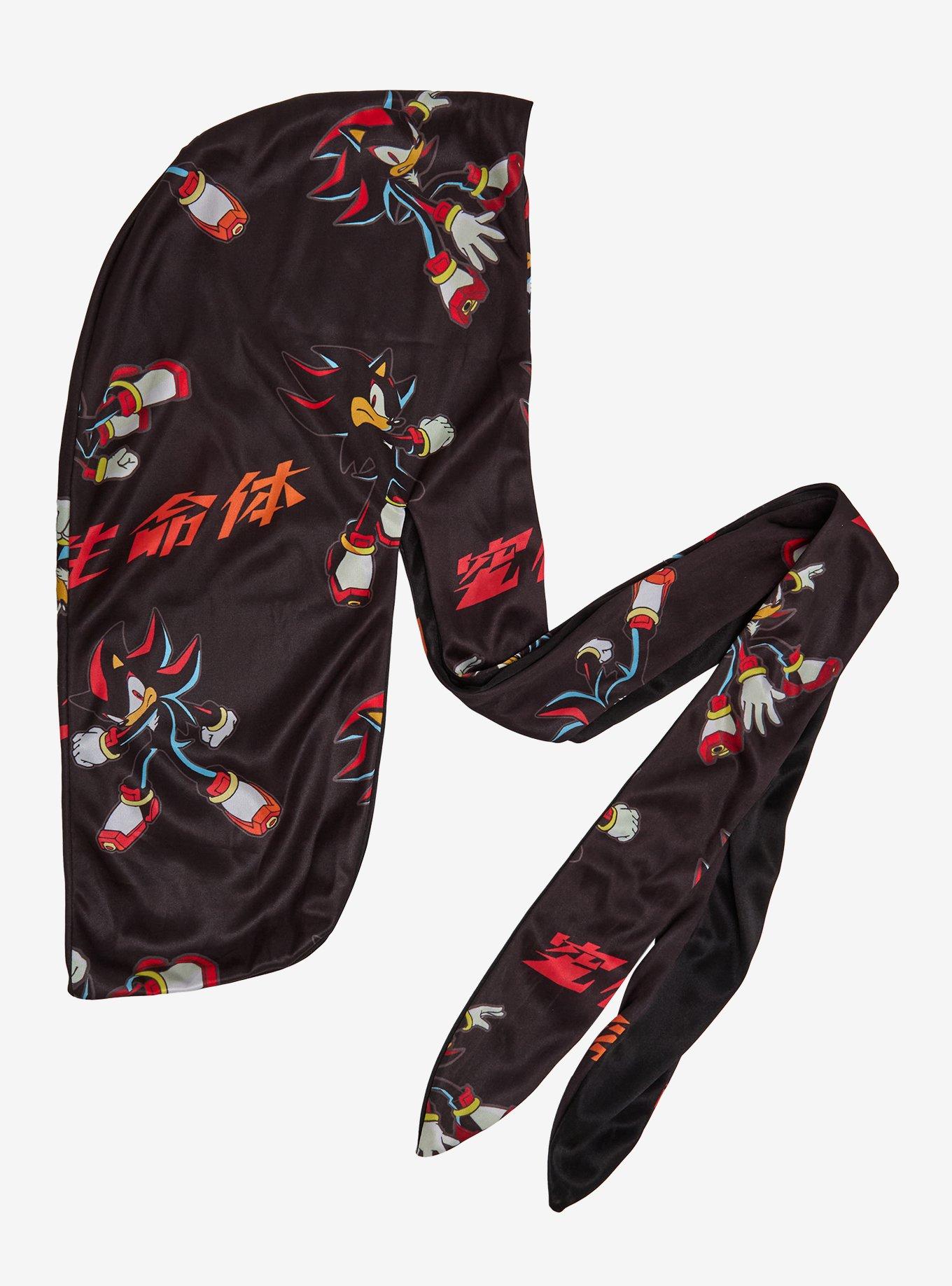 Sonic the Hedgehog Shadow Satin Durag — BoxLunch Exclusive, , hi-res