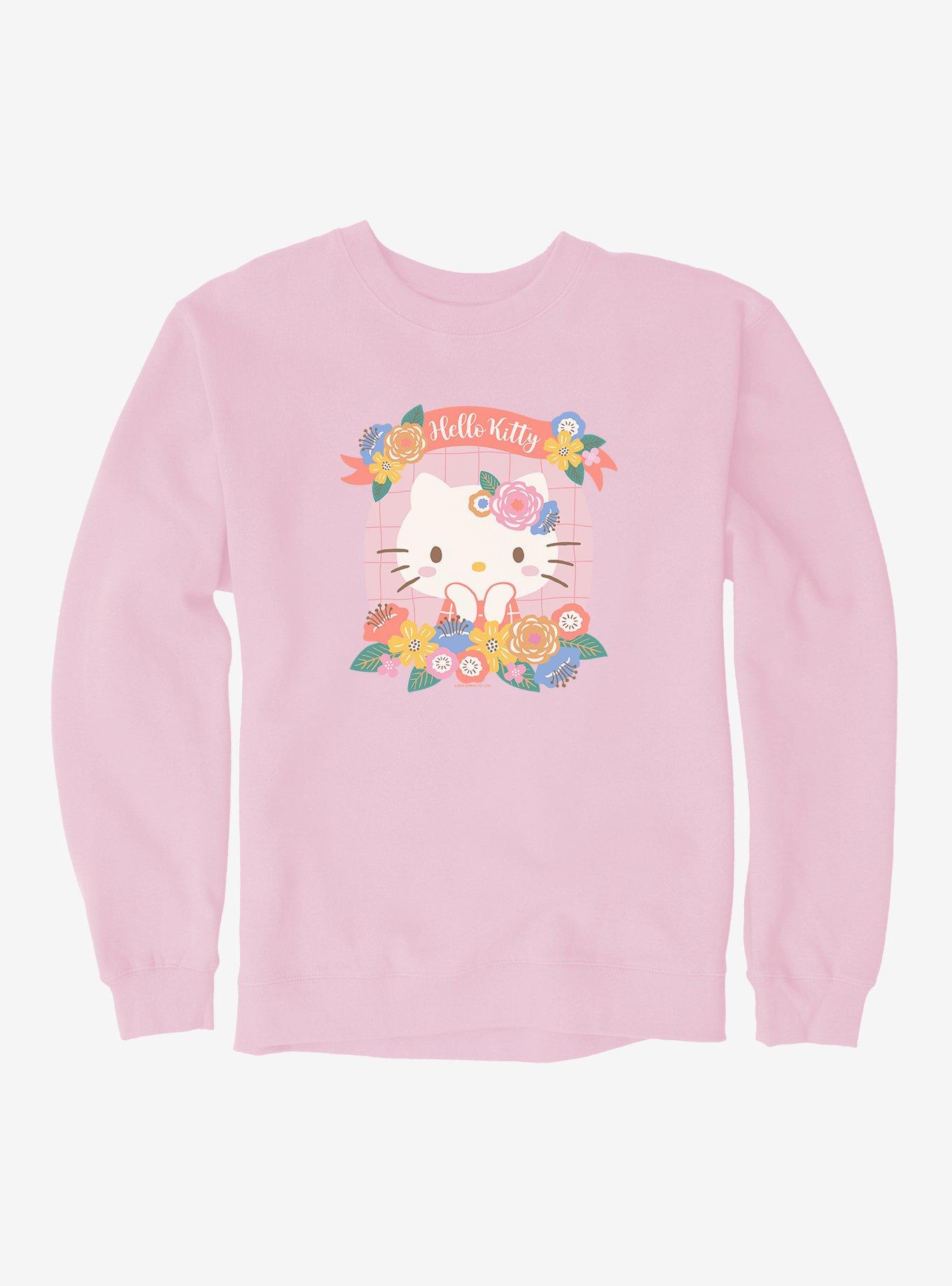 Hello Kitty Florals Sweatshirt, , hi-res