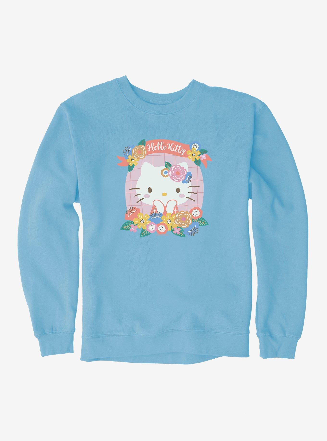 Hello Kitty Florals Sweatshirt, , hi-res