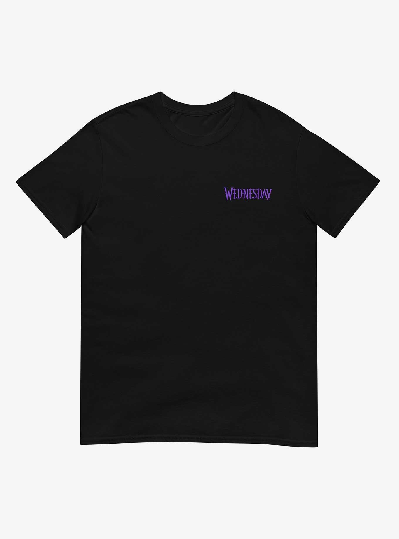 Wednesday Embroidered Logo T-Shirt, , hi-res