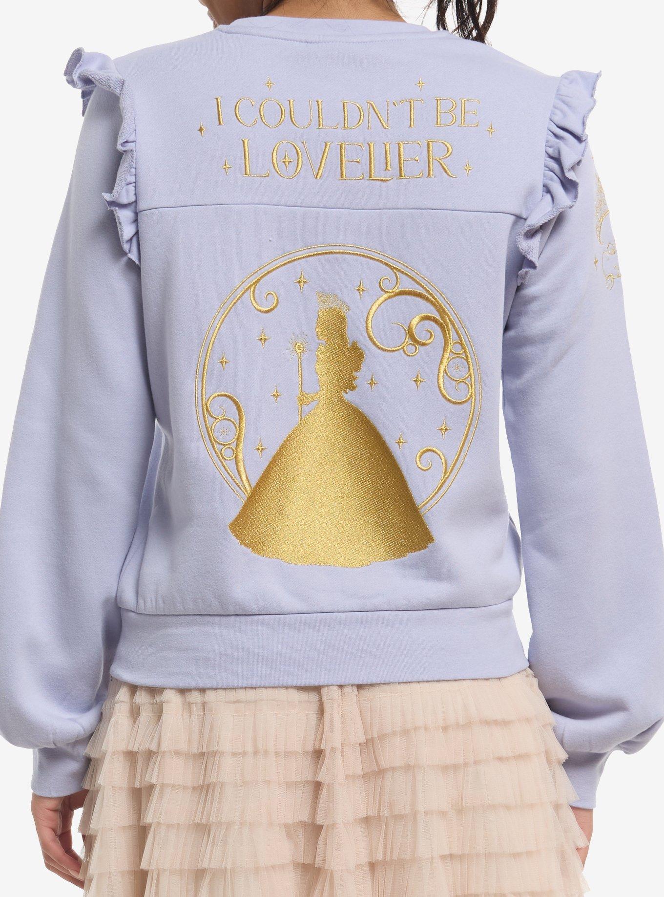 Her Universe Wicked Glinda Ruffle Sleeve Sweatshirt Her Universe Exclusive, , hi-res