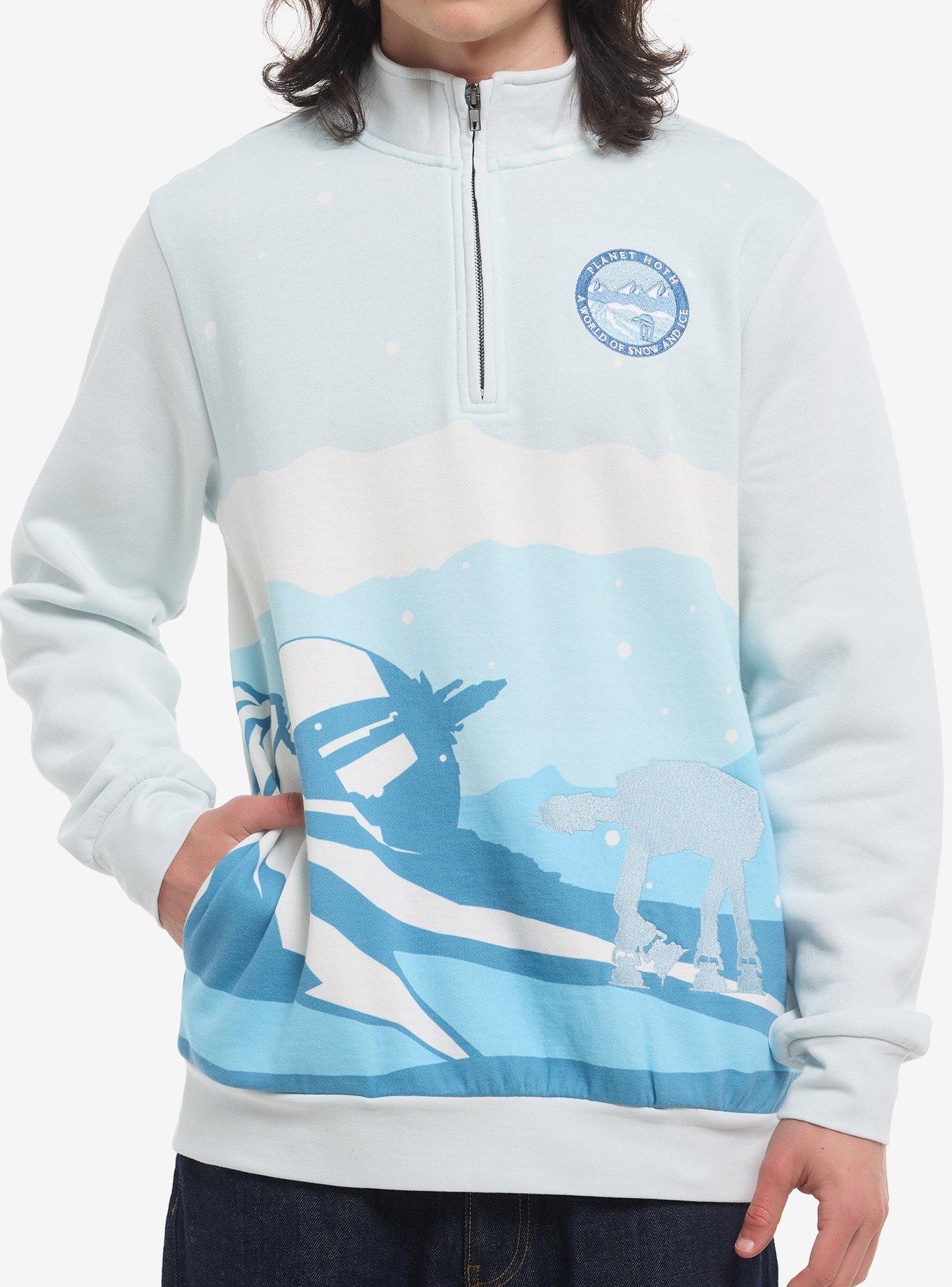 Our Universe Star Wars Hoth Quarter Zip Sweater Our Universe Exclusive, , hi-res
