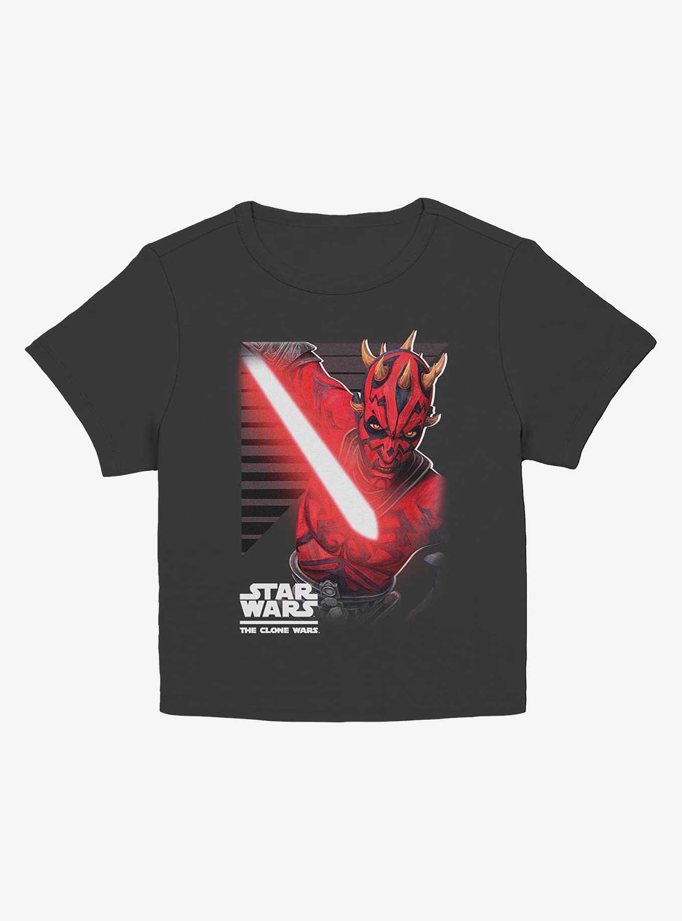 Star Wars The Clone Wars Maul Strikes Girls Baby T-Shirt, BLACK, hi-res