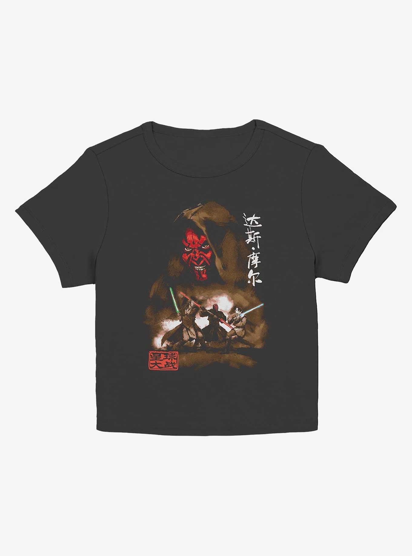 Star Wars Maul Battle Girls Baby T-Shirt, BLACK, hi-res