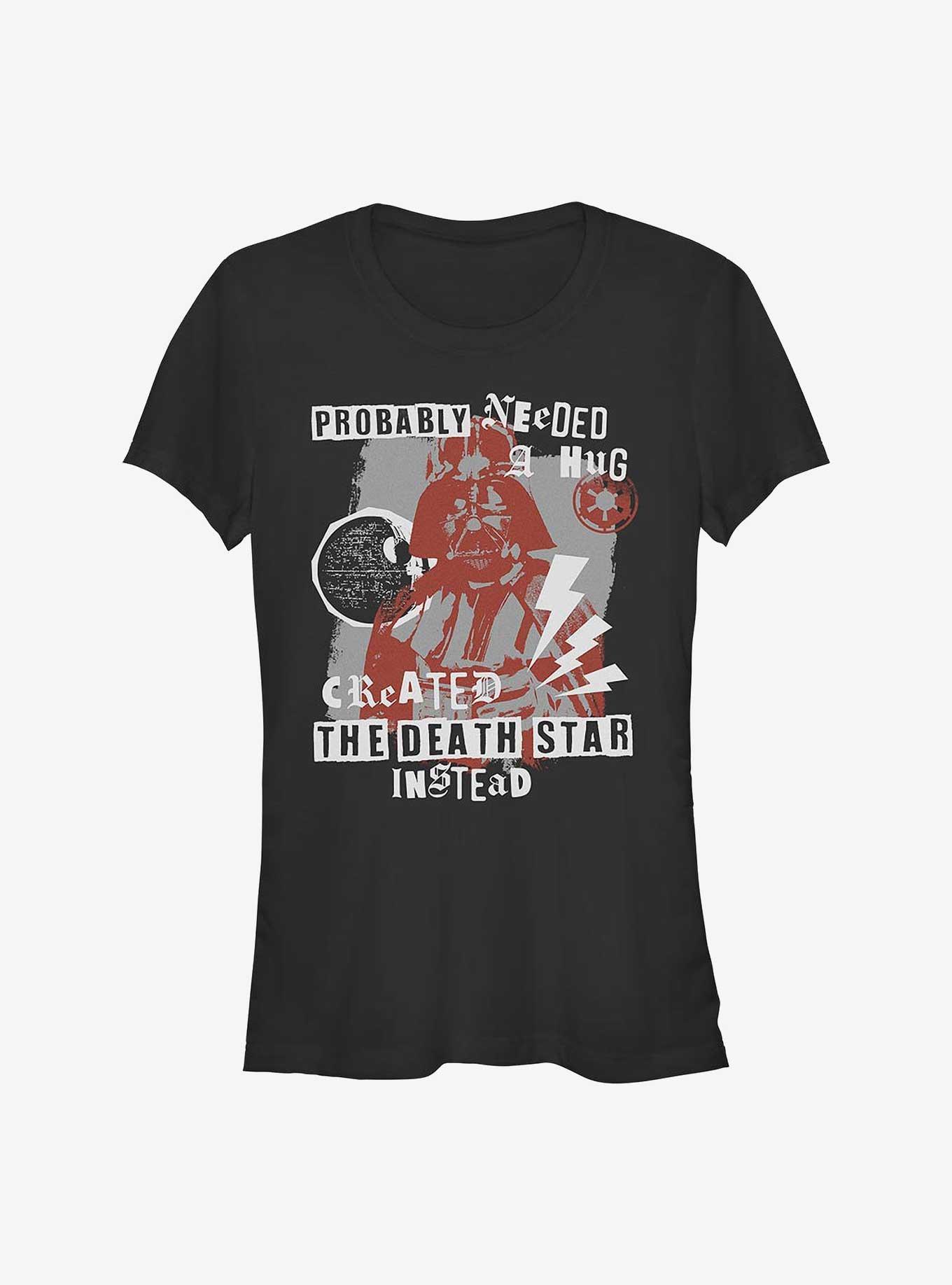 Star Wars Darth Vader Needed A Hug Girls T-Shirt, BLACK, hi-res