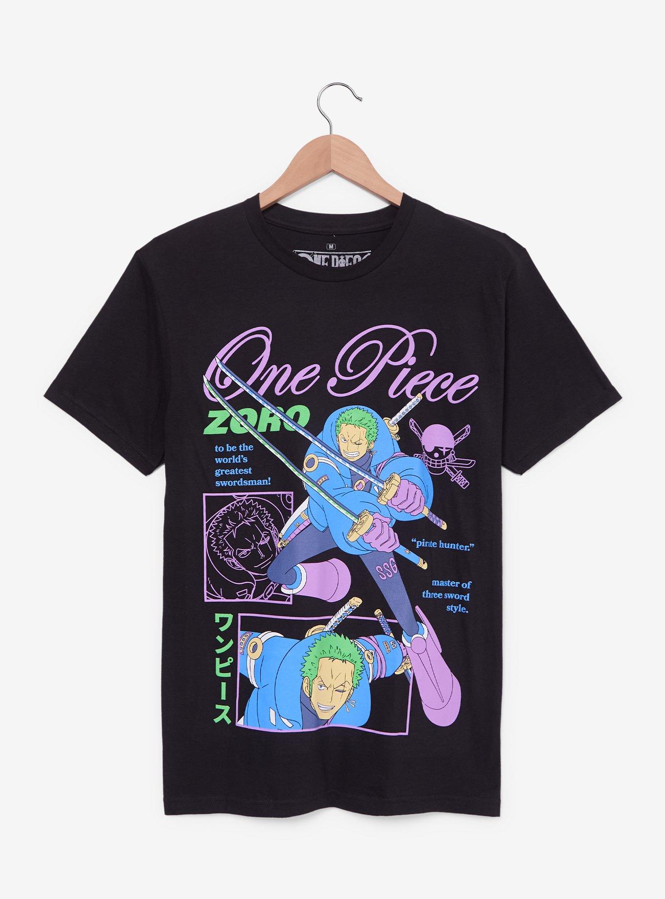 One Piece Zoro Egghead Arc Multi Portrait T-Shirt - BoxLunch Exclusive, , hi-res