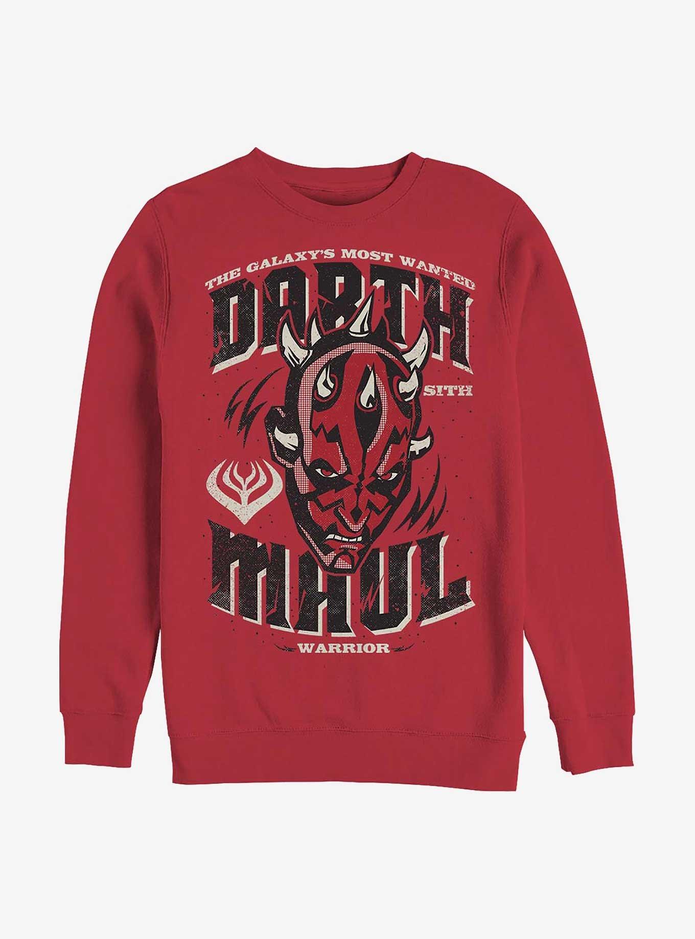 Star Wars: The Clone Wars Darth Maul Sweatshirt, RED, hi-res