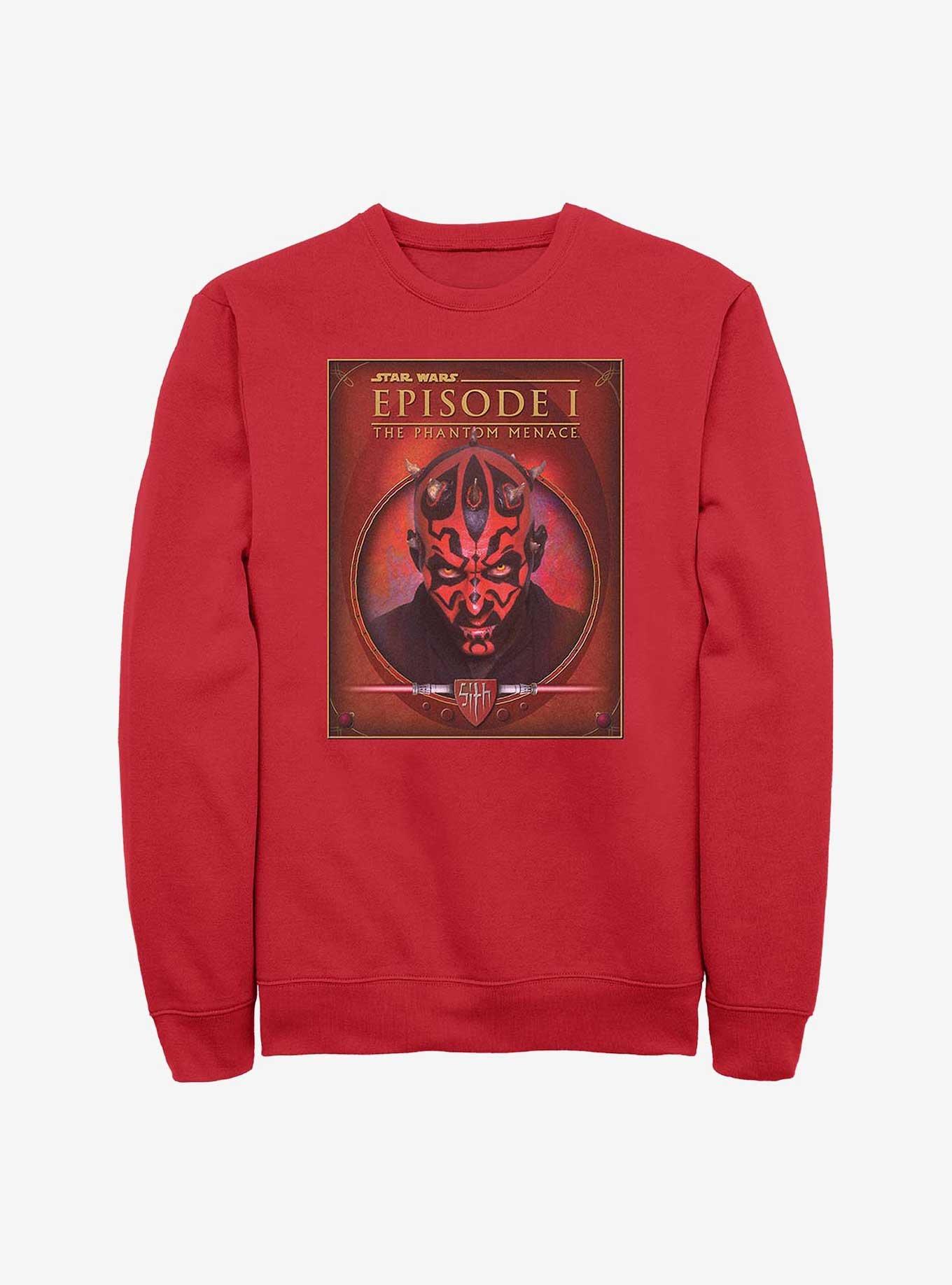 Star Wars Darth Maul Card Sweatshirt, RED, hi-res