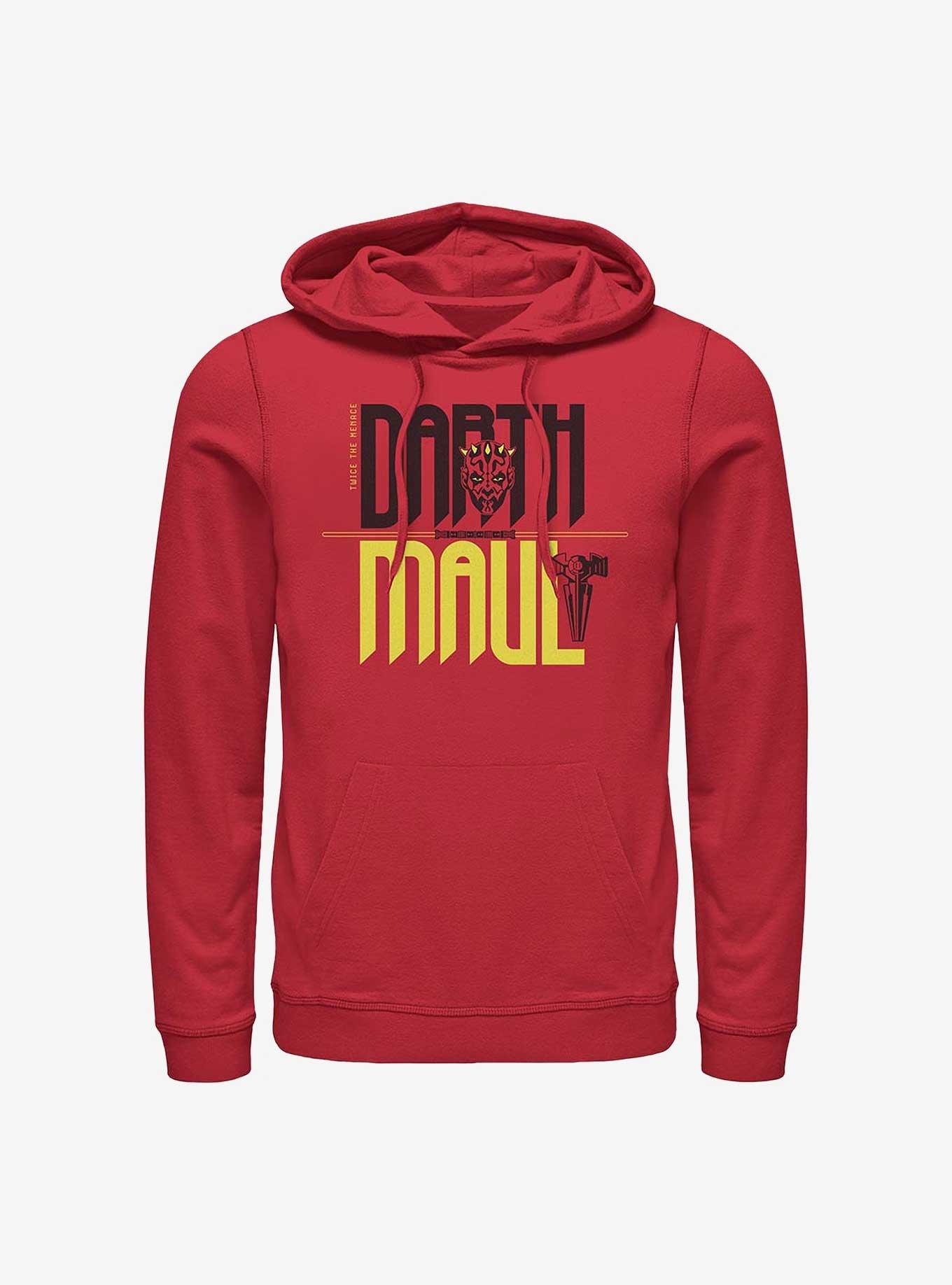 Star Wars Twice The Maul Hoodie, RED, hi-res