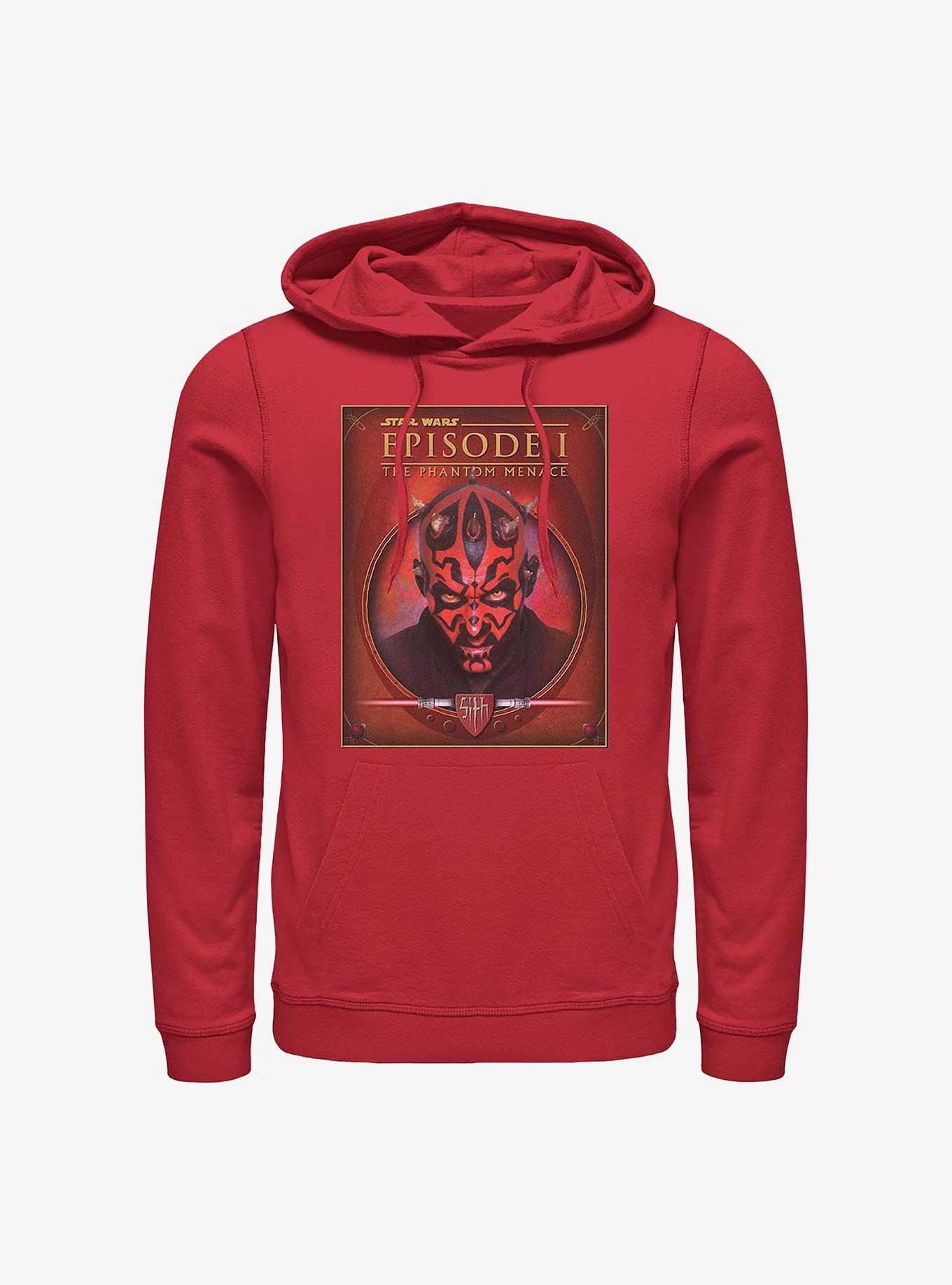 Star Wars Darth Maul Card Hoodie, RED, hi-res