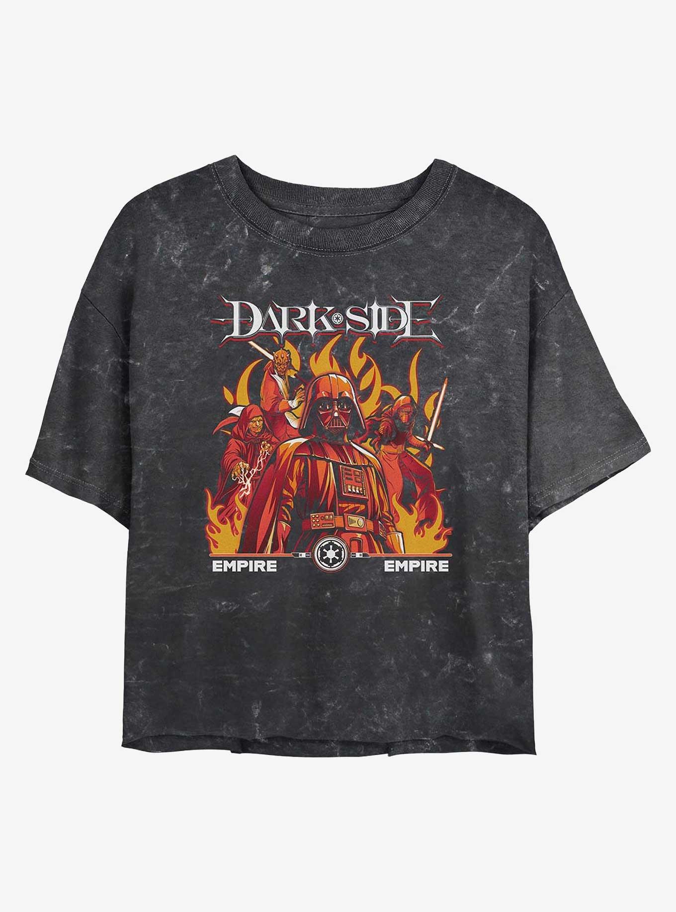 Star Wars Empire Group Girls Mineral Wash Crop T-Shirt, , hi-res