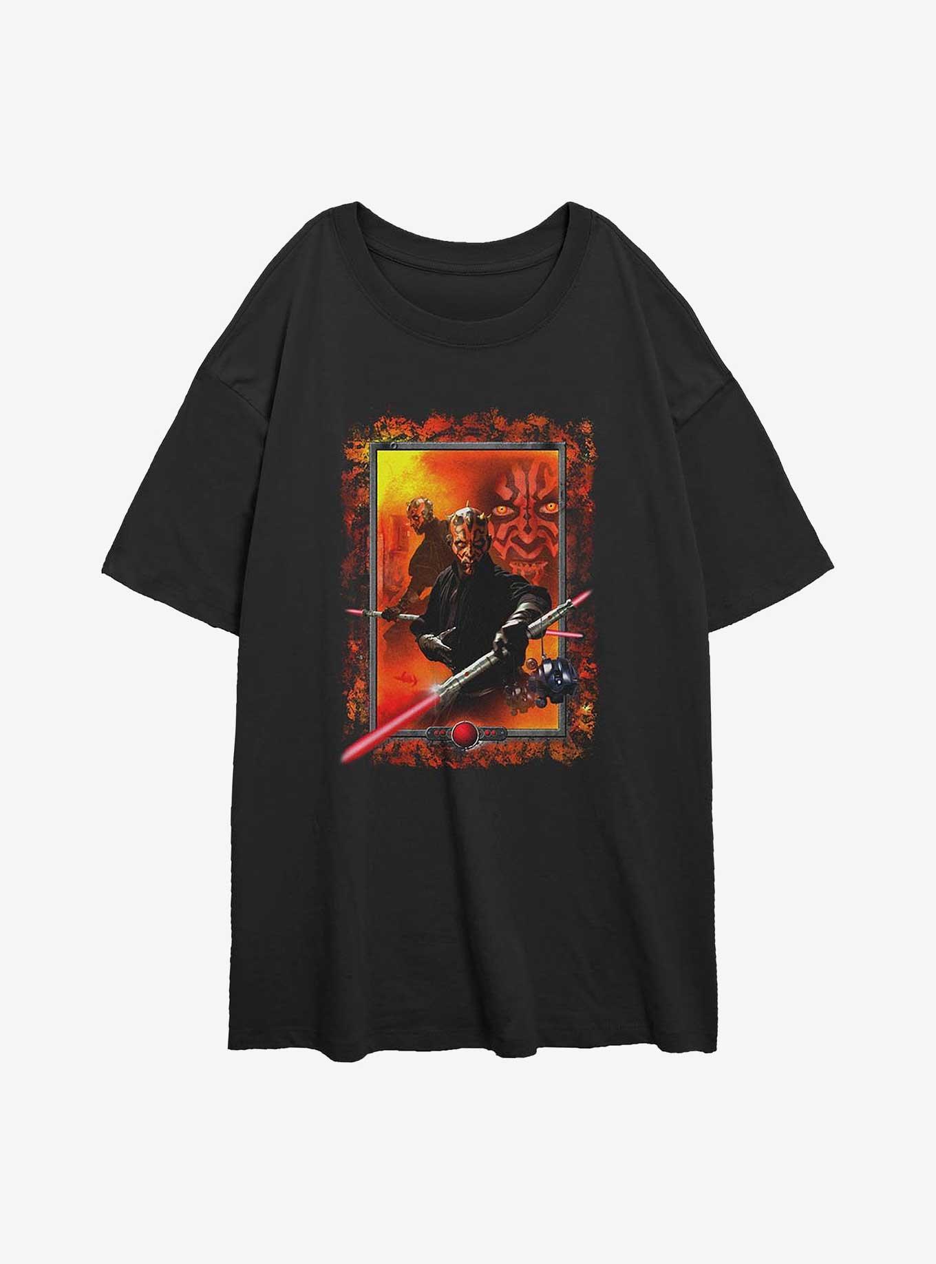 Star Wars Maul Frame Girls Oversized T-Shirt, , hi-res