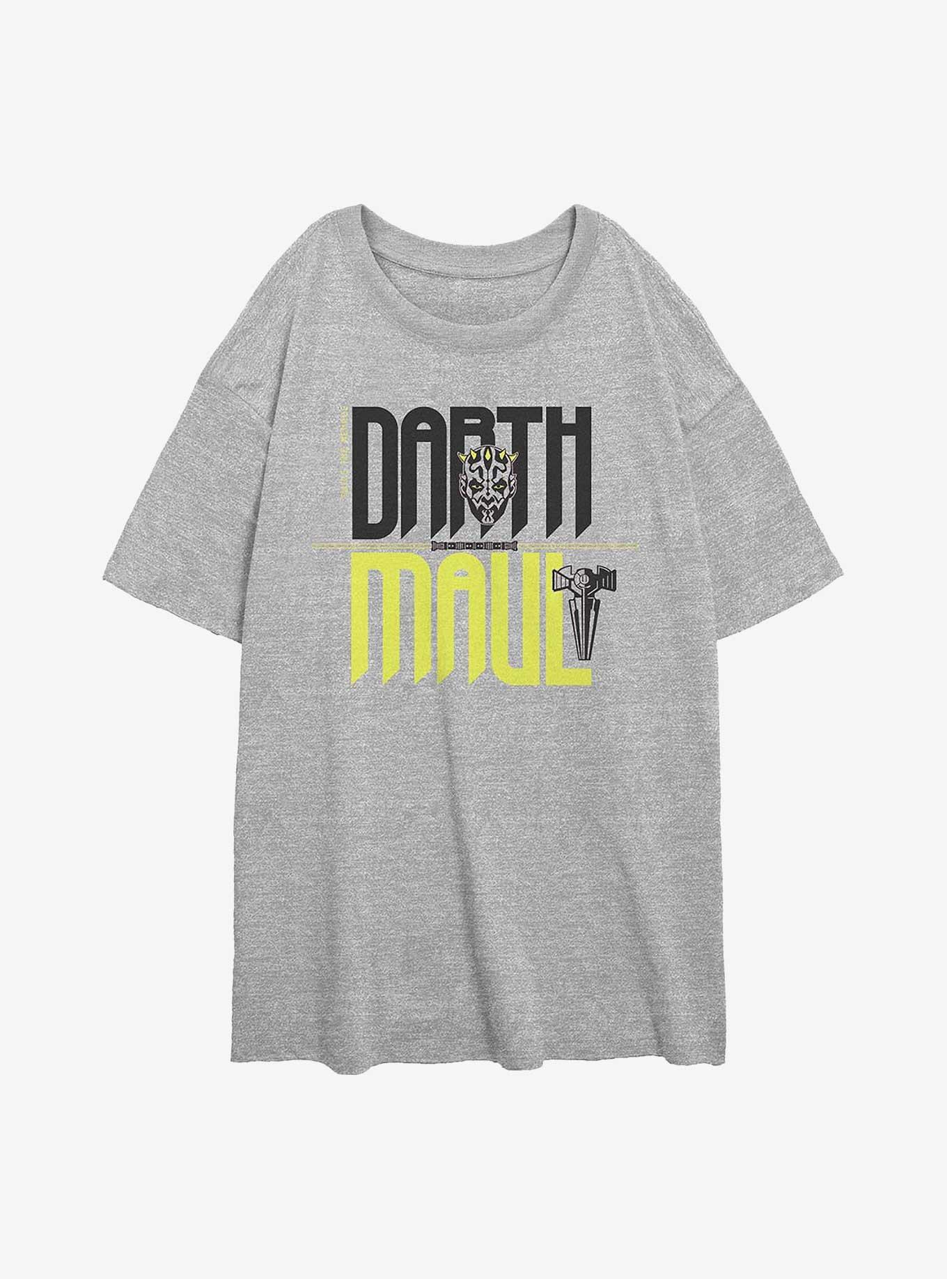 Star Wars Twice The Maul Girls Oversized T-Shirt