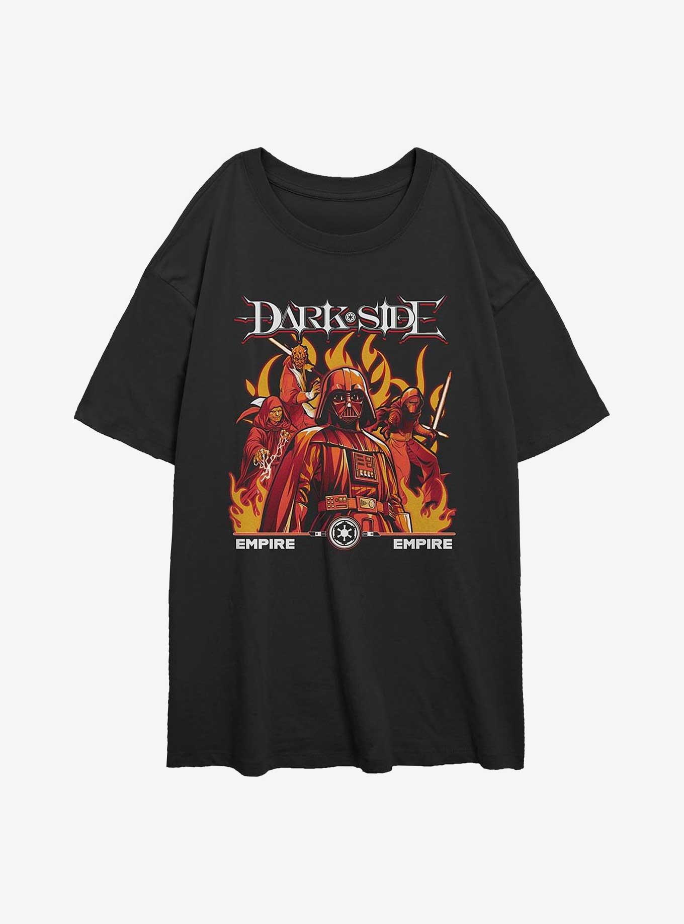 Star Wars Empire Group Girls Oversized T-Shirt, BLACK, hi-res