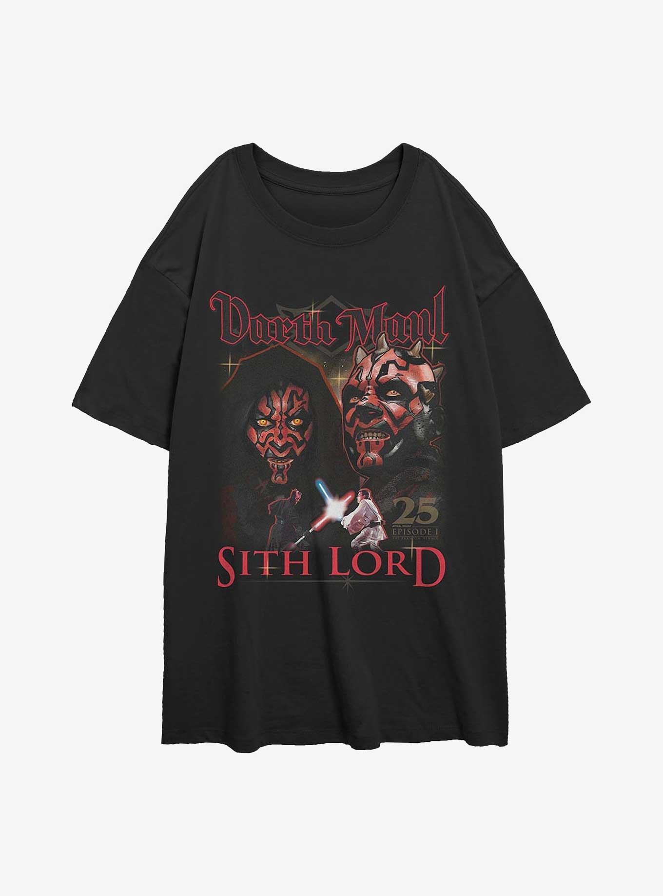 Star Wars Maul Rap Girls Oversized T-Shirt, BLACK, hi-res