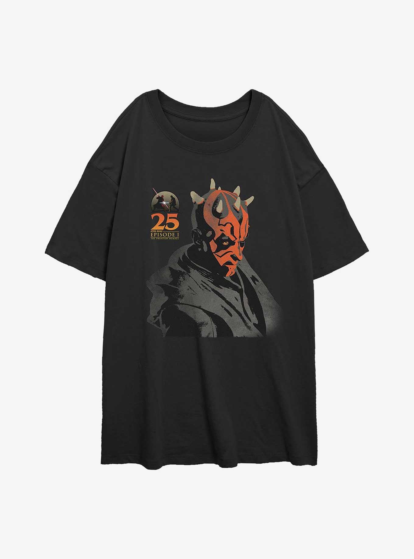 Star Wars Sith Darth Maul Girls Oversized T-Shirt, BLACK, hi-res