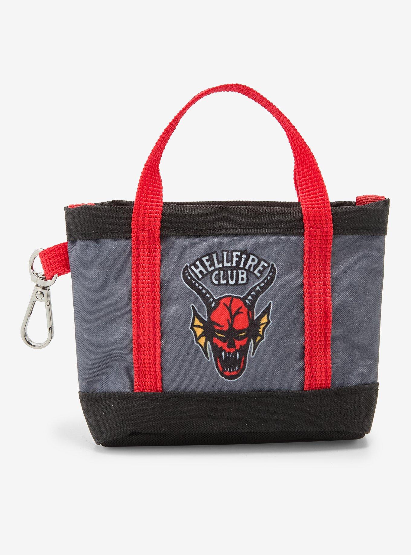 Stranger Things Hellfire Club Mini Tote Bag Coin Purse, , hi-res