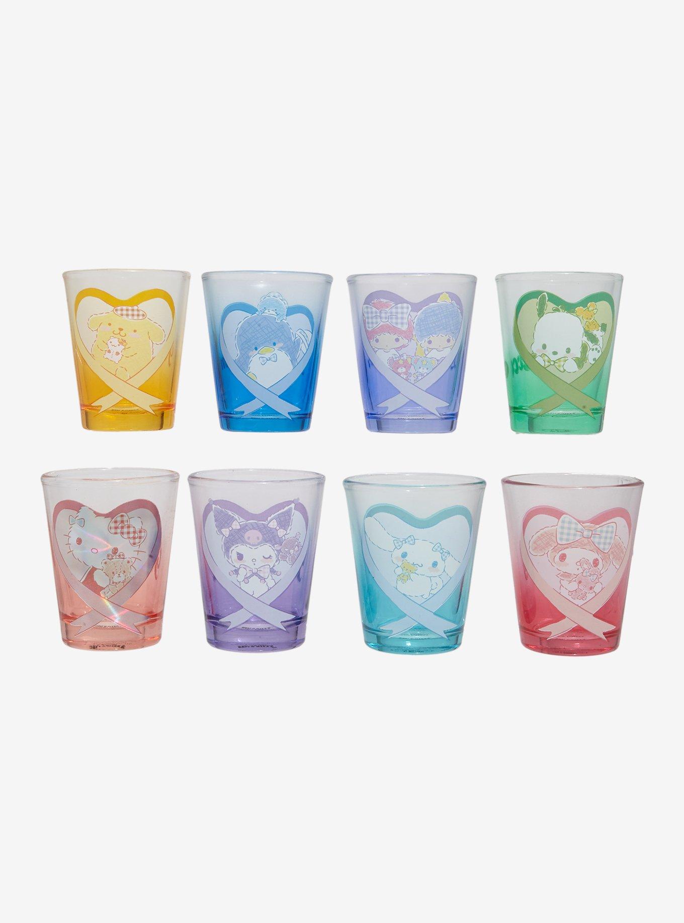 Sanrio Hello Kitty and Friends Gingham Blind Box Mini Glass - BoxLunch Exclusive, , hi-res