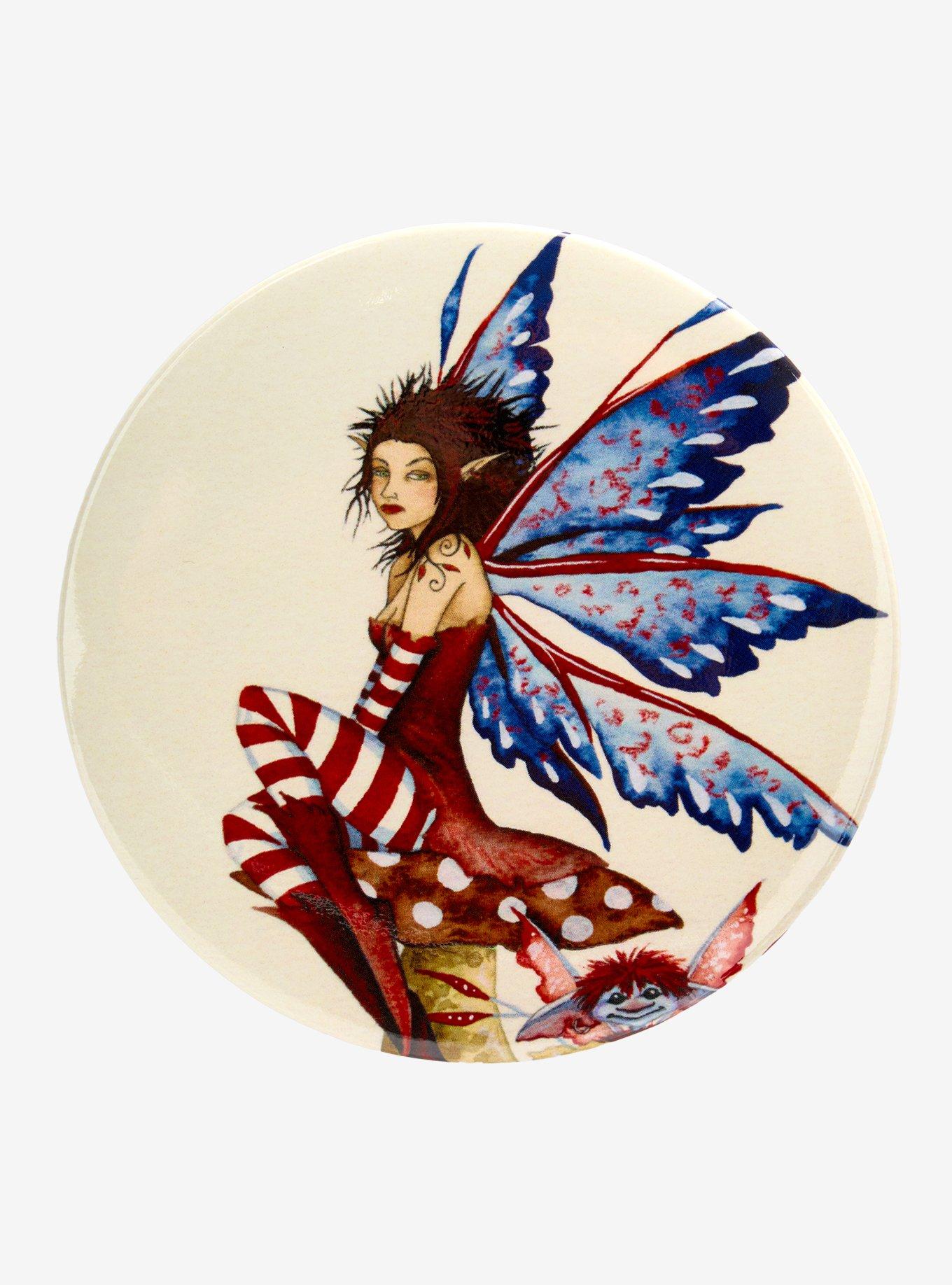 The Brat Fairy 3 Inch Button By Amy Brown, , hi-res