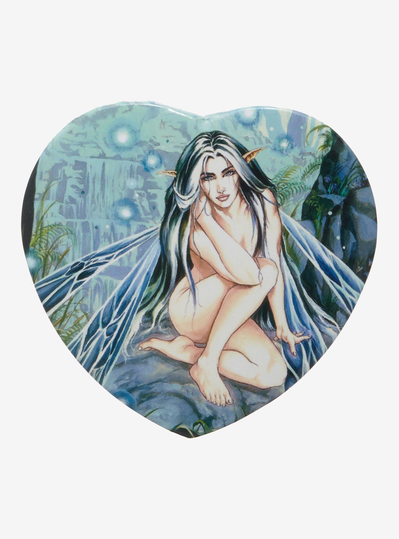 Ruth Thompson Maia Fairy Heart Button, , hi-res