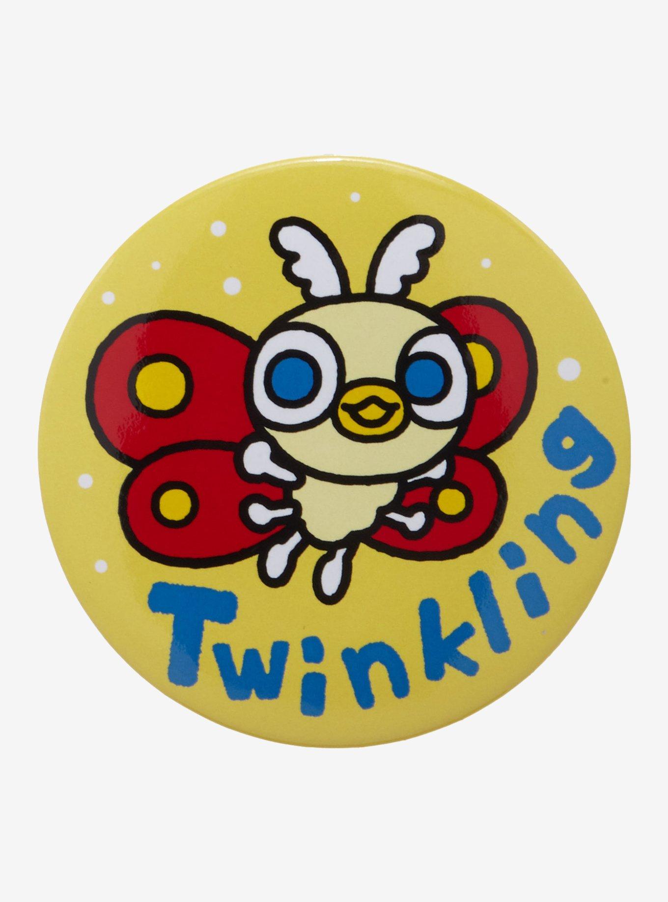 Godzilla Chibi Mothra 3 Inch Button, , hi-res