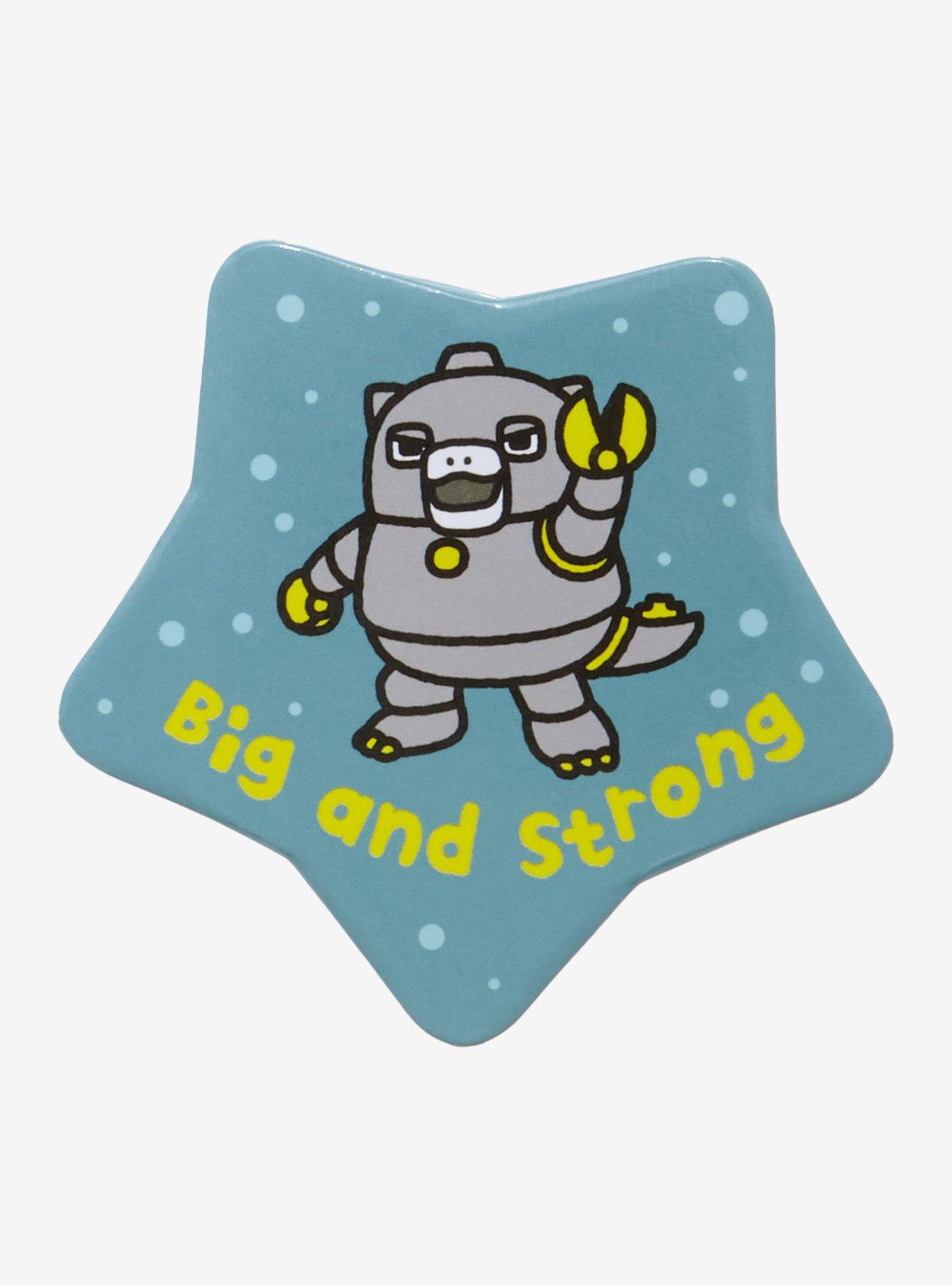 Godzilla Chibi MechaGodzilla Star Button, , hi-res