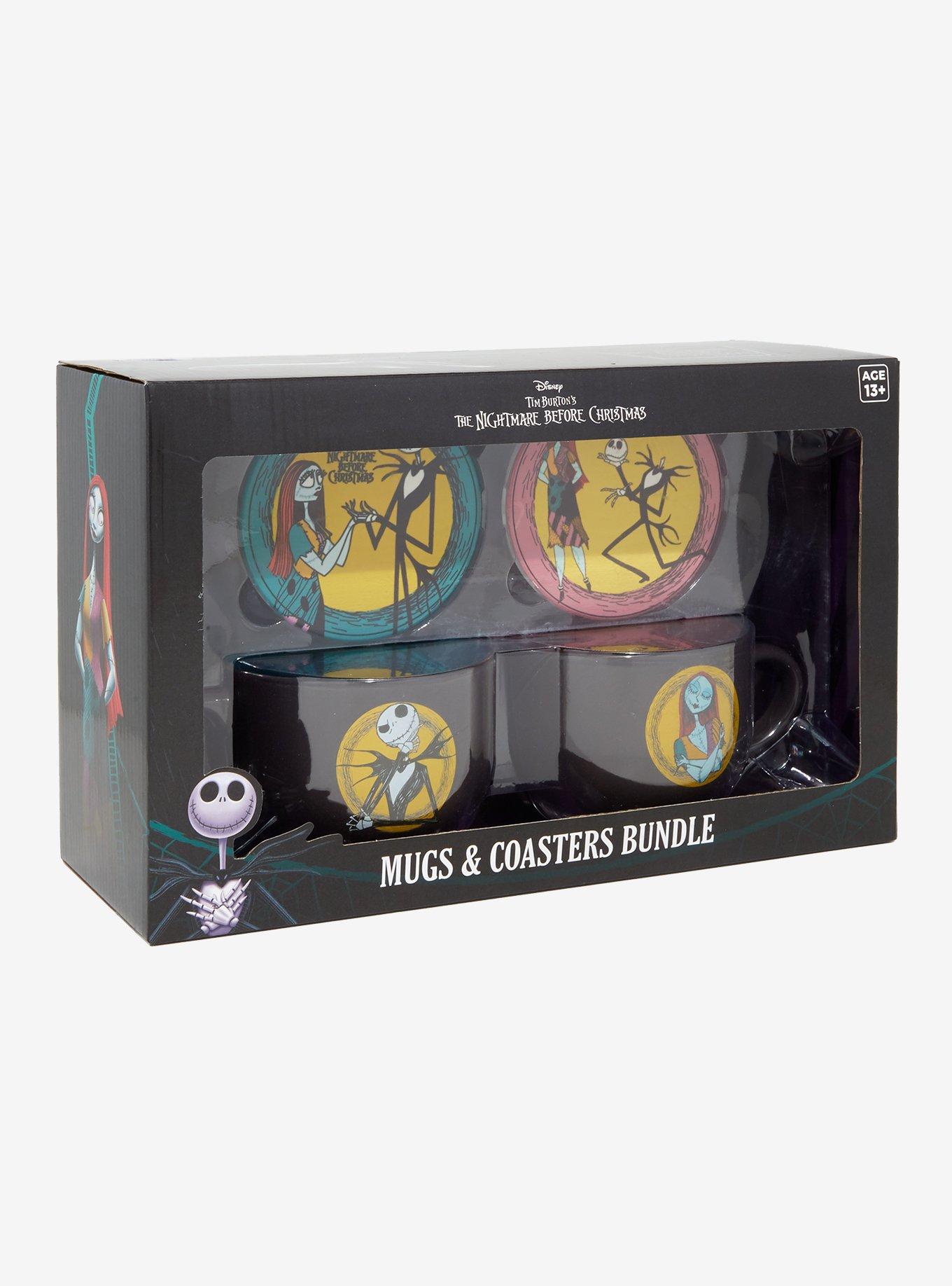 The Nightmare Before Christmas Jack & Sally Mug & Coaster Gift Set, , hi-res