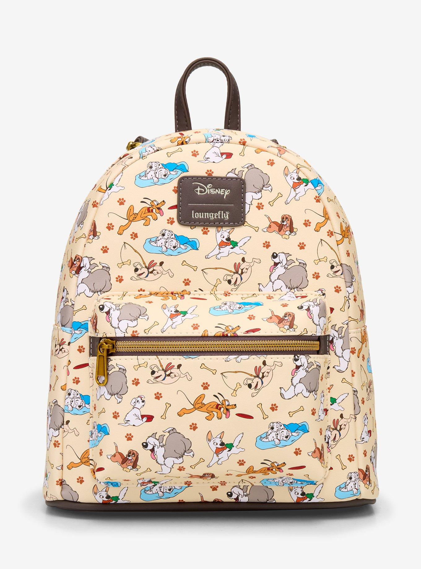 Loungefly Disney Dogs Play  backpack I Heart Disney Dogs Doghouse Triple Lenticular Mini Backpack main image 3
