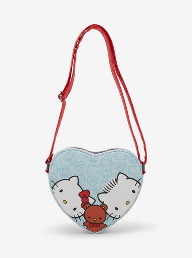 Loungefly Hello Kitty & Dear Daniel Heart Crossbody Bag | Hot Topic